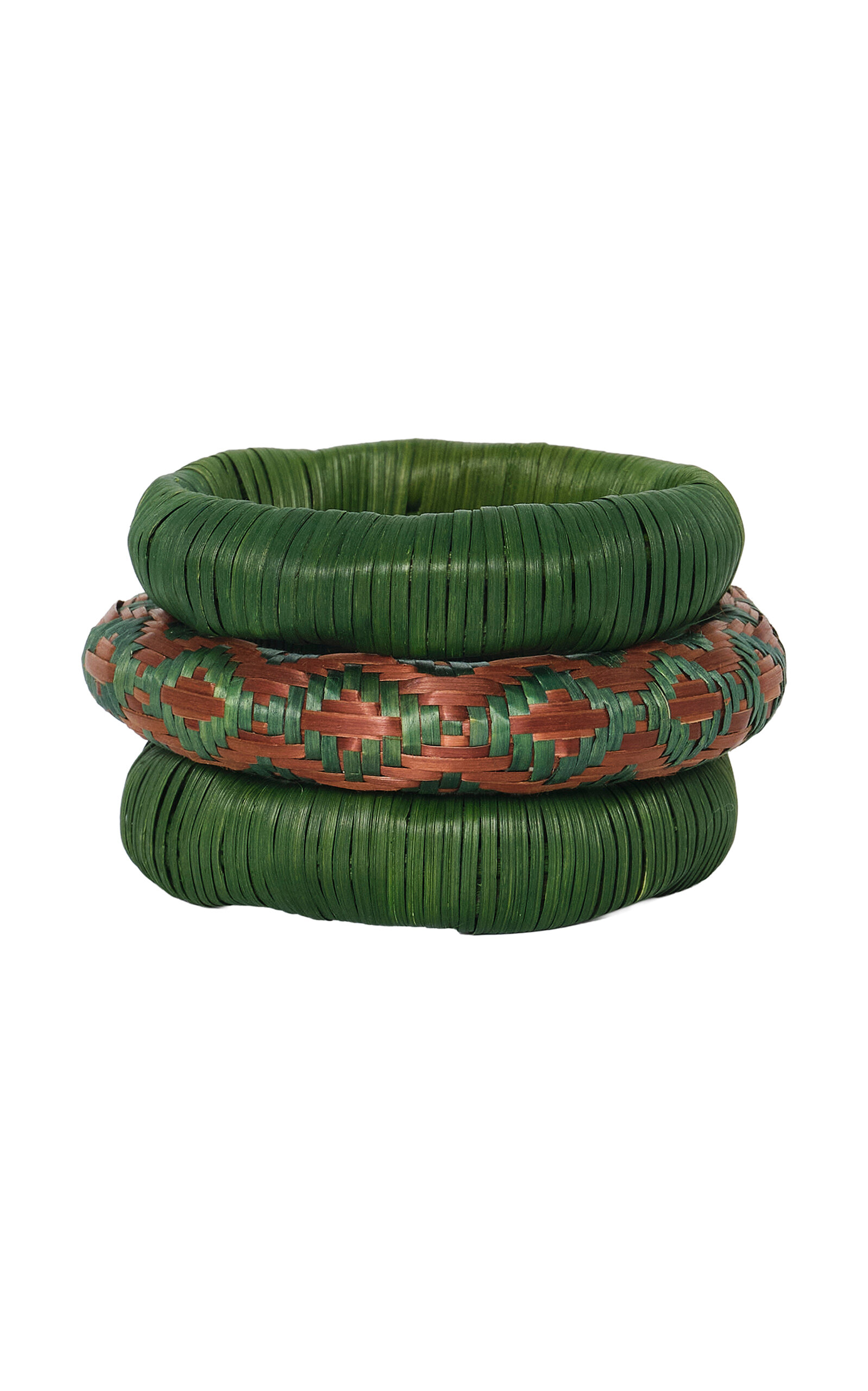 Johanna Ortiz Nomad Queen Bangles In Green