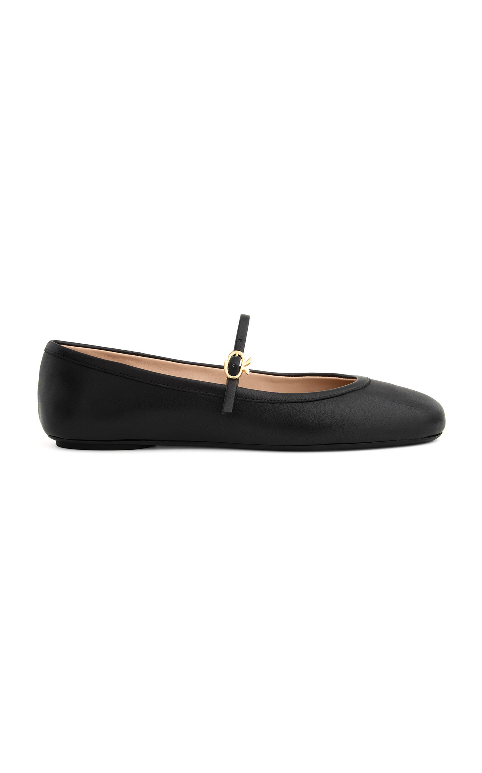 Gianvito Rossi Carla Leather Ballet Flats - Moda Operandi