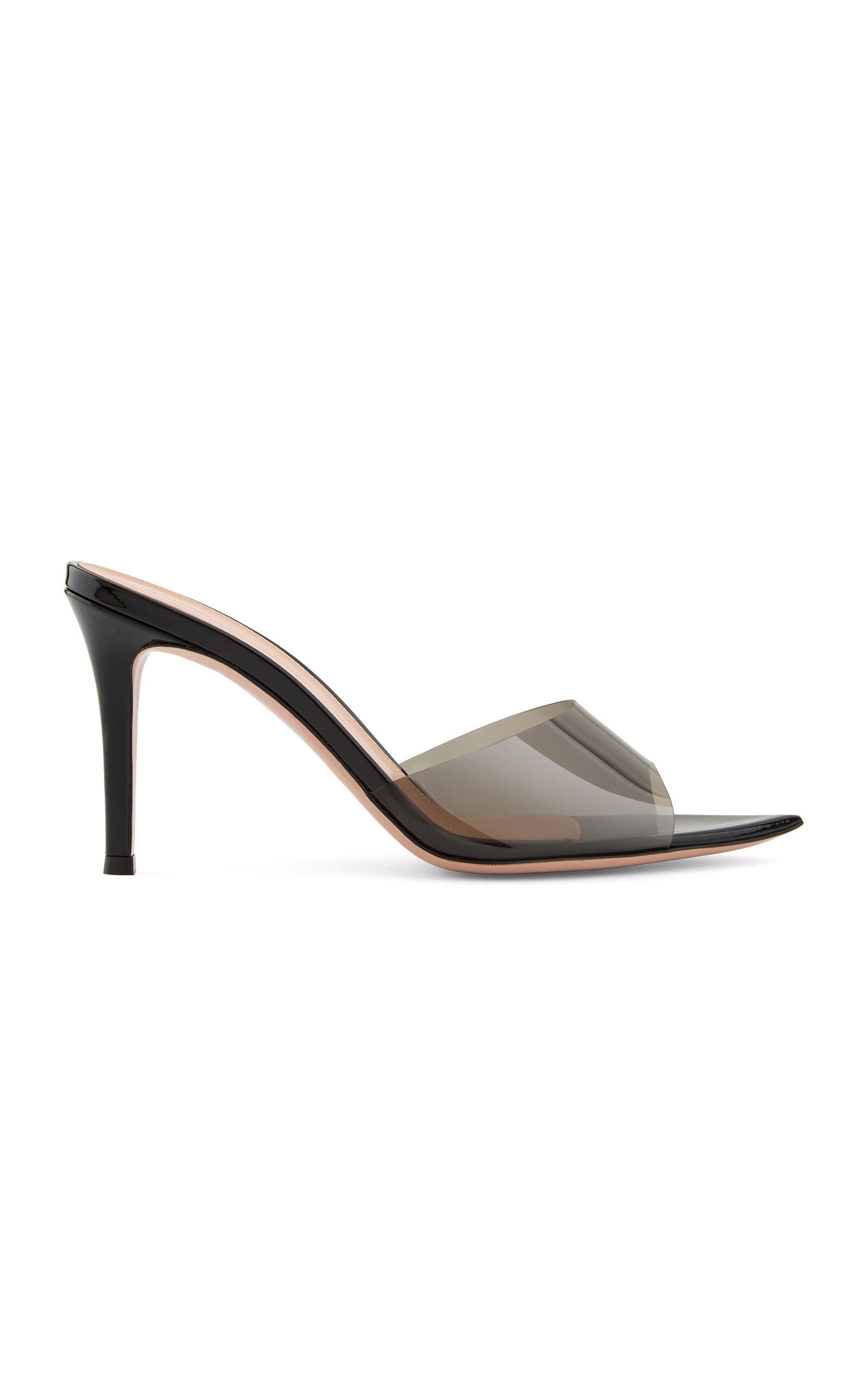 Gianvito Rossi Elle Plexi Mules - Moda Operandi