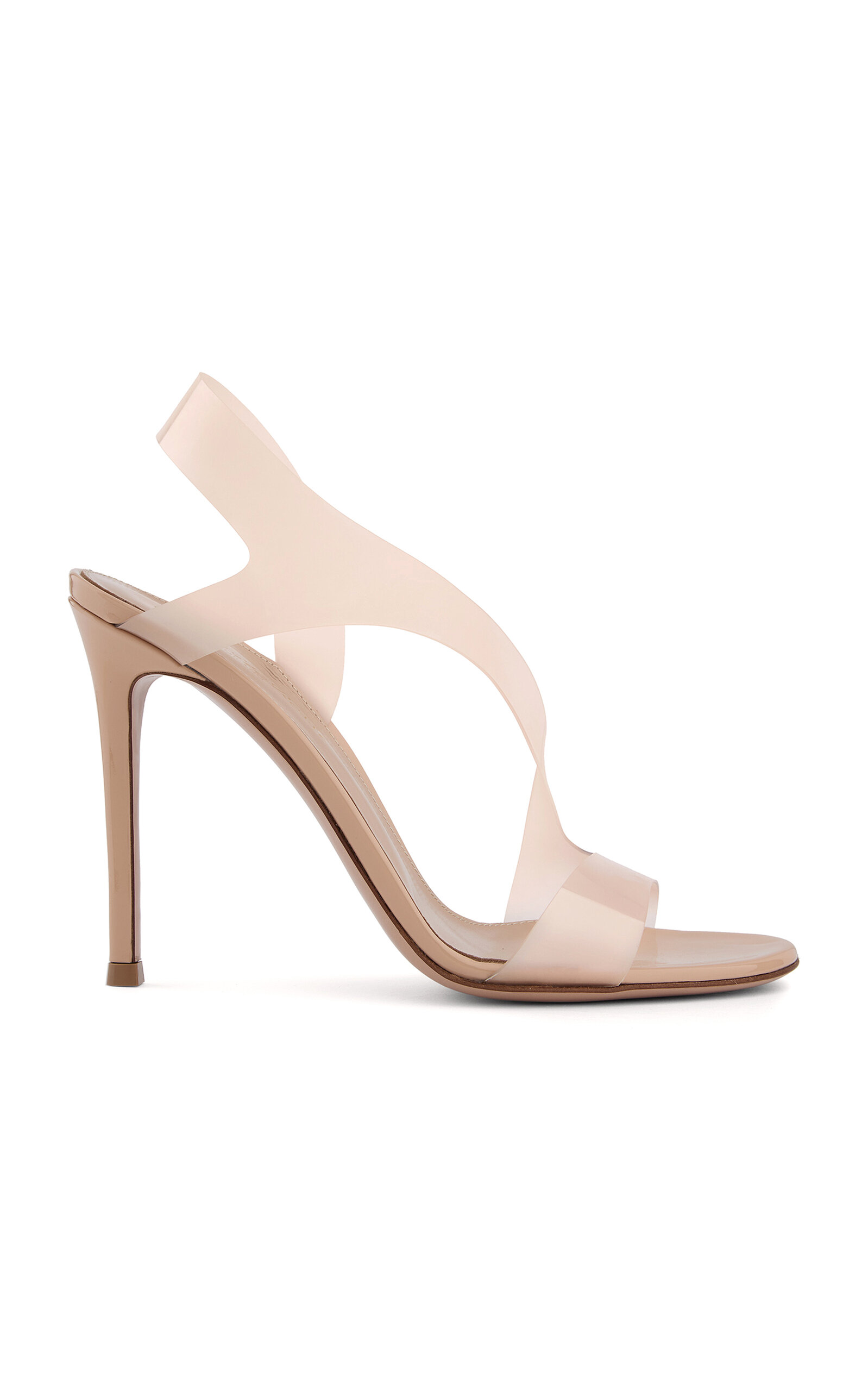 Gianvito Rossi Metropolis Plexi Slingback Sandals - Moda Operandi