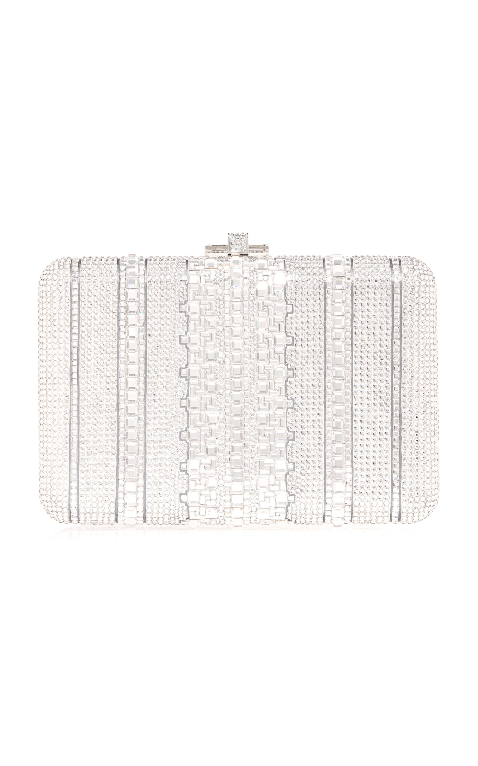 Judith Leiber Couture Crystal Lattice Slim Slide Bag