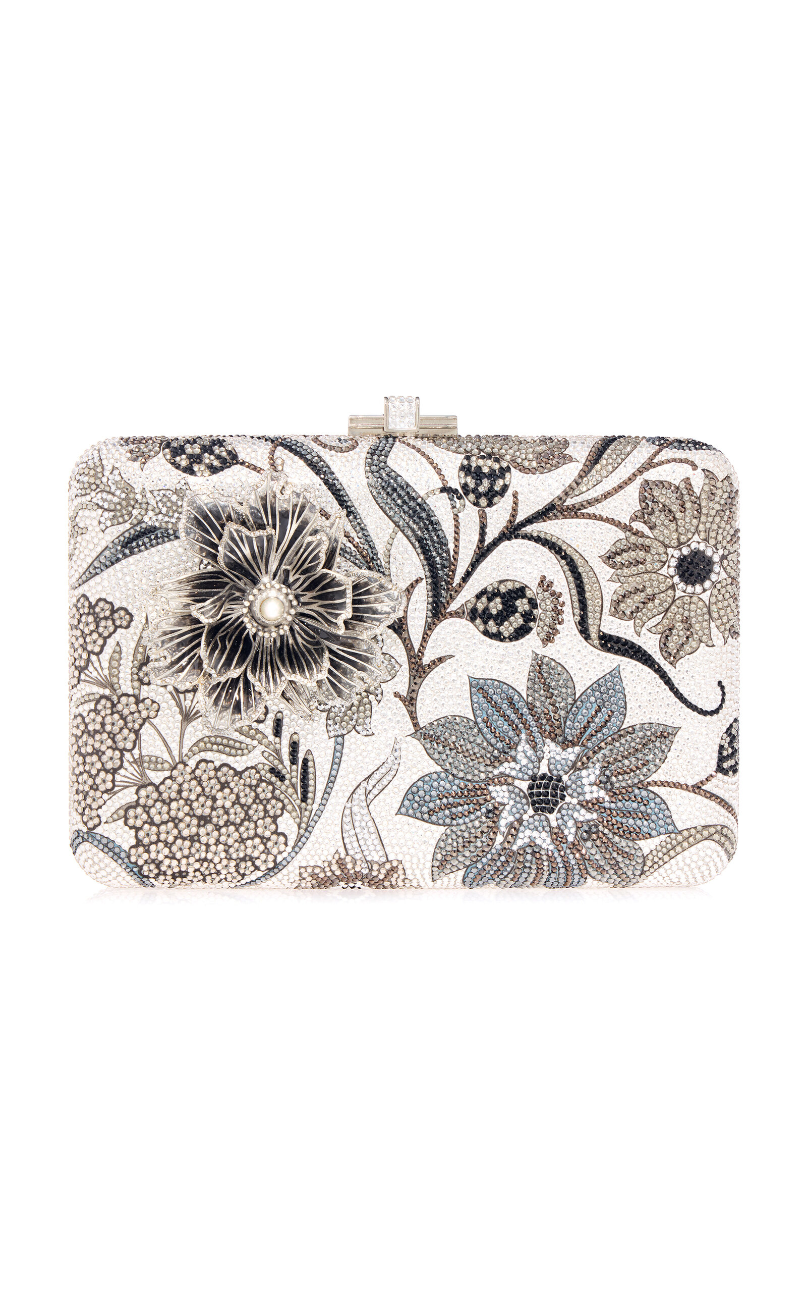 Judith Leiber Couture Dancing Floral Slim Slide Bag