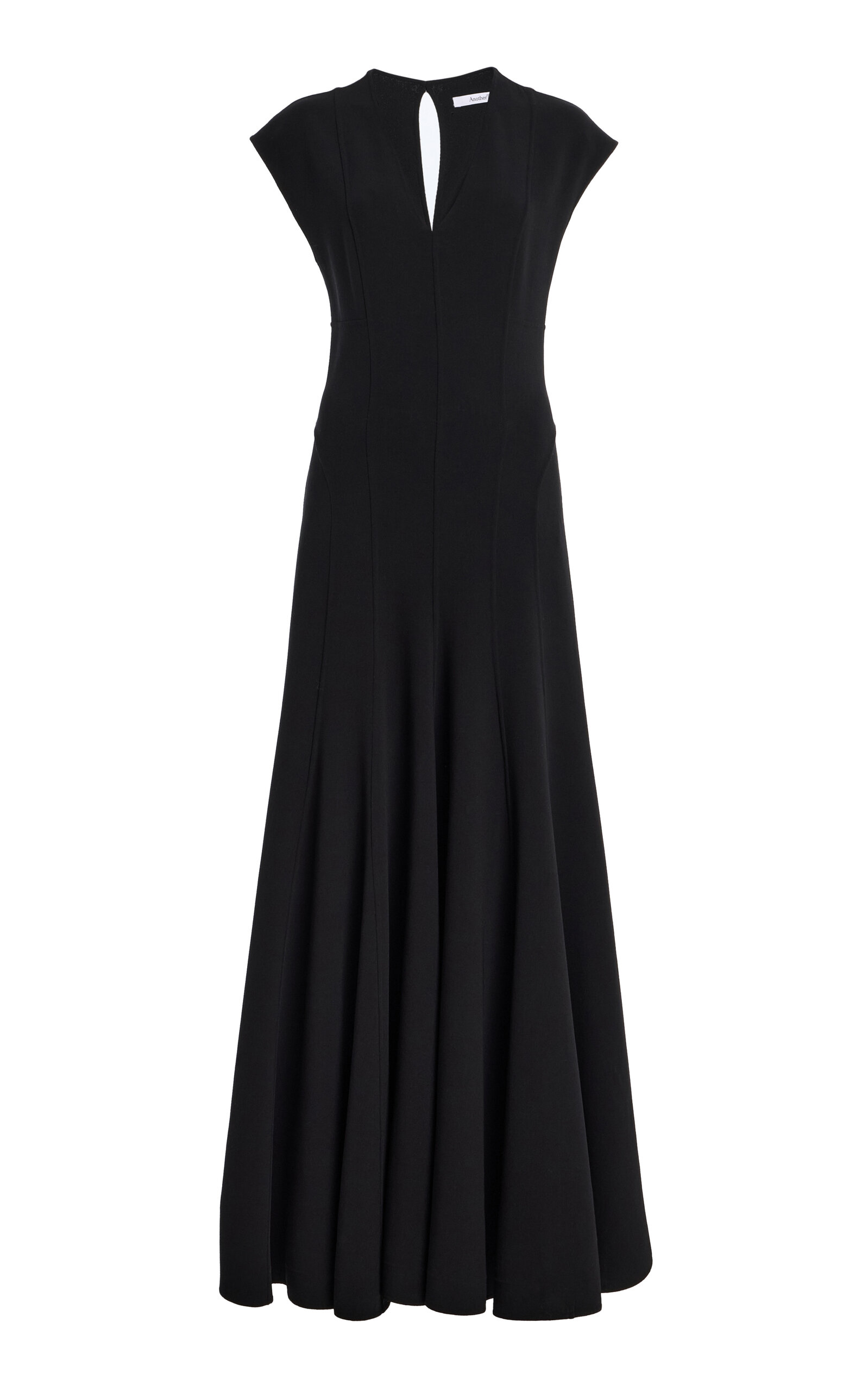 Another Tomorrow Double Face Stretch-Wool Dress