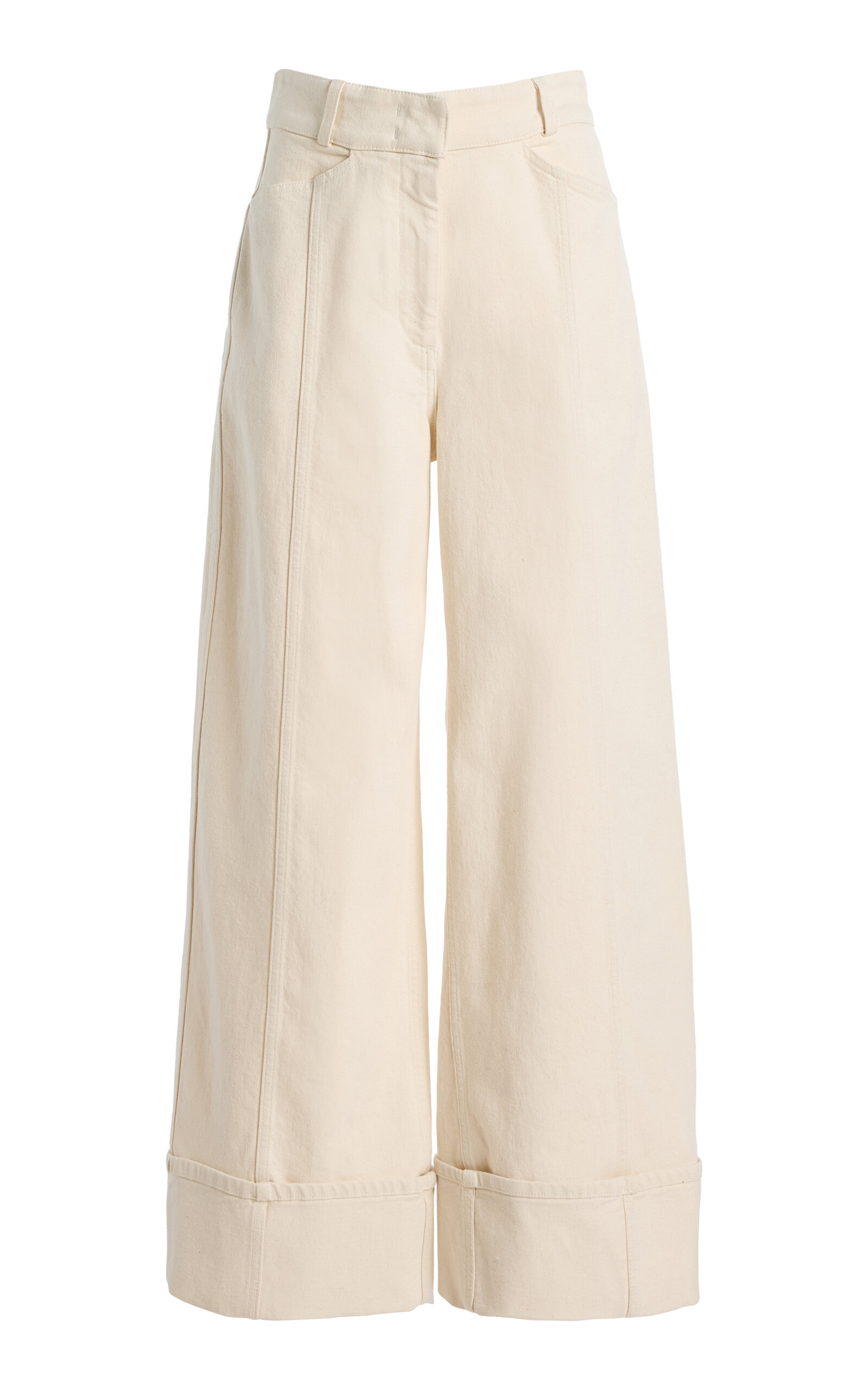 Another Tomorrow Denim Cuffed Pants