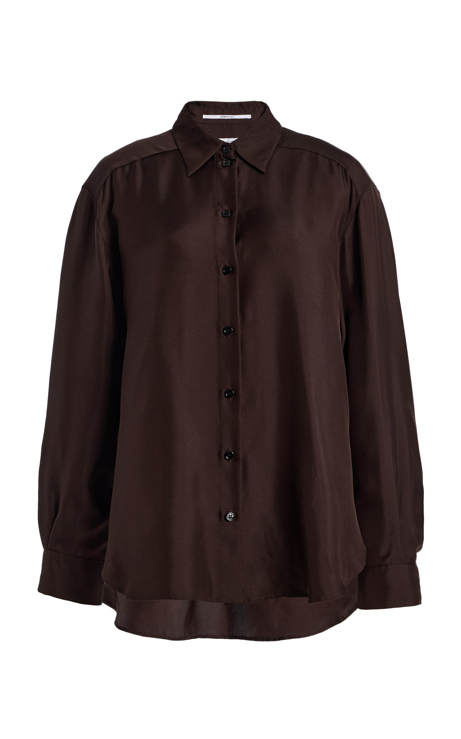 Another Tomorrow Silk Shirt