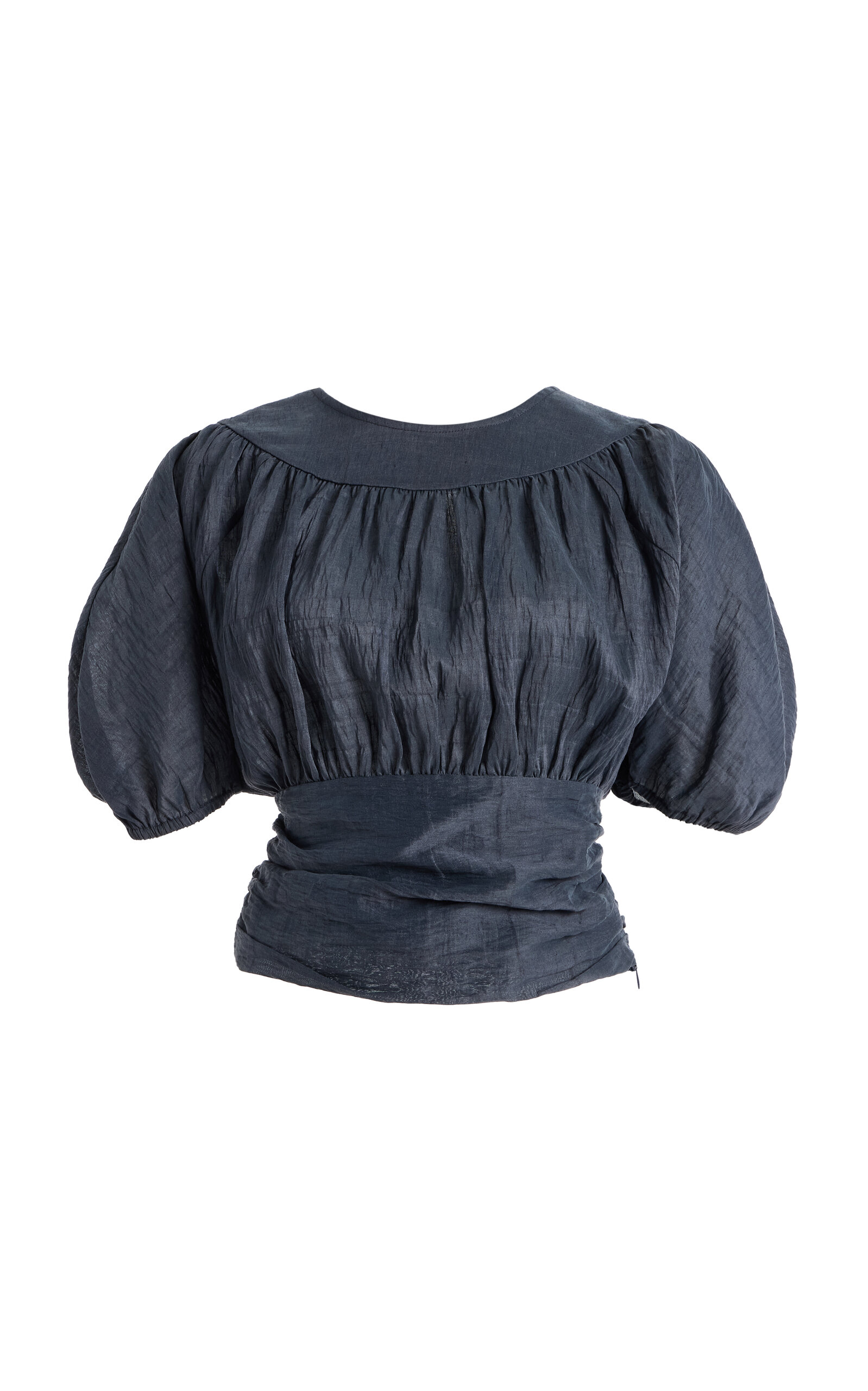 Merlette Captiva Linen-Blend Top