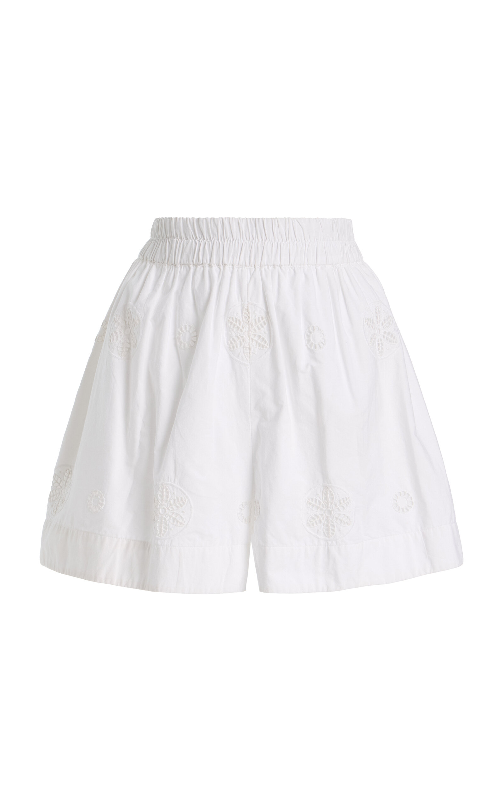 Merlette Antibes Eyelet Cotton Shorts - Women's Clothing