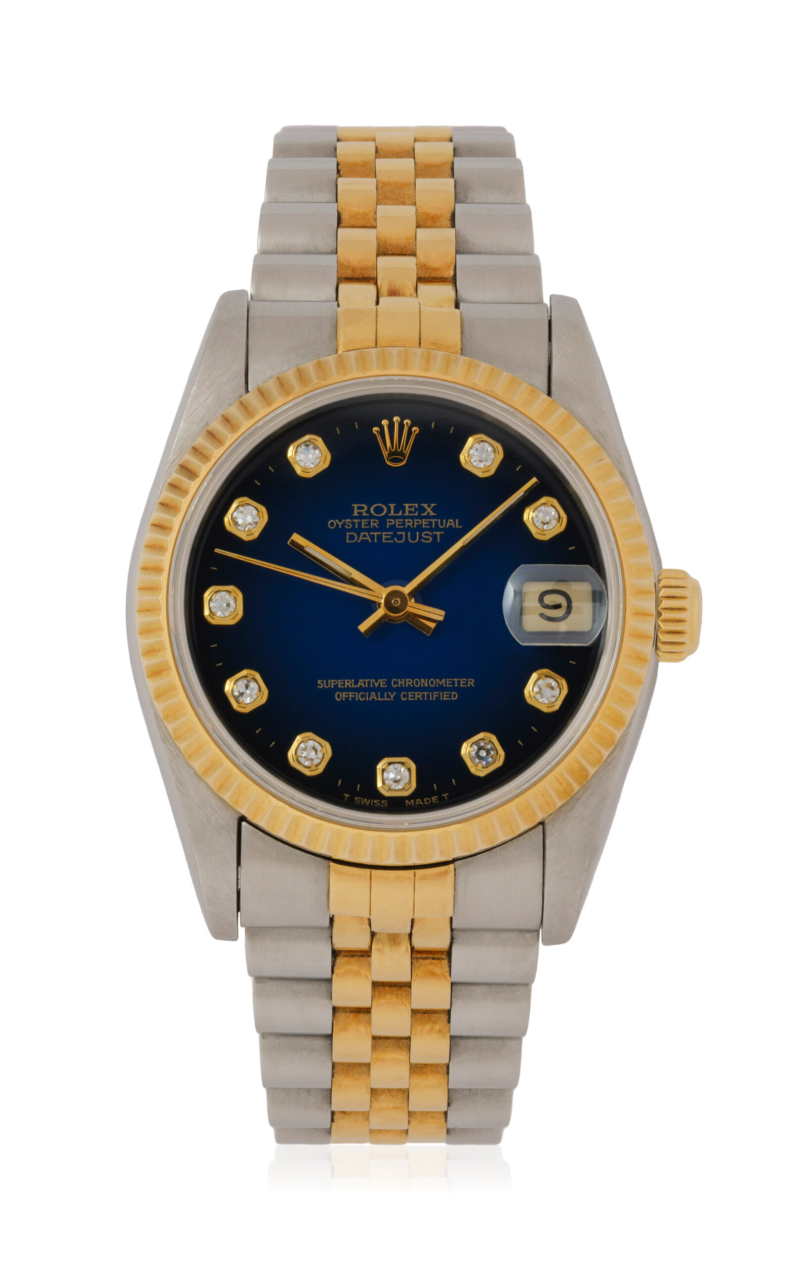 Stephanie Windsor Vintage Rolex Datejust Model 68273 In Gold