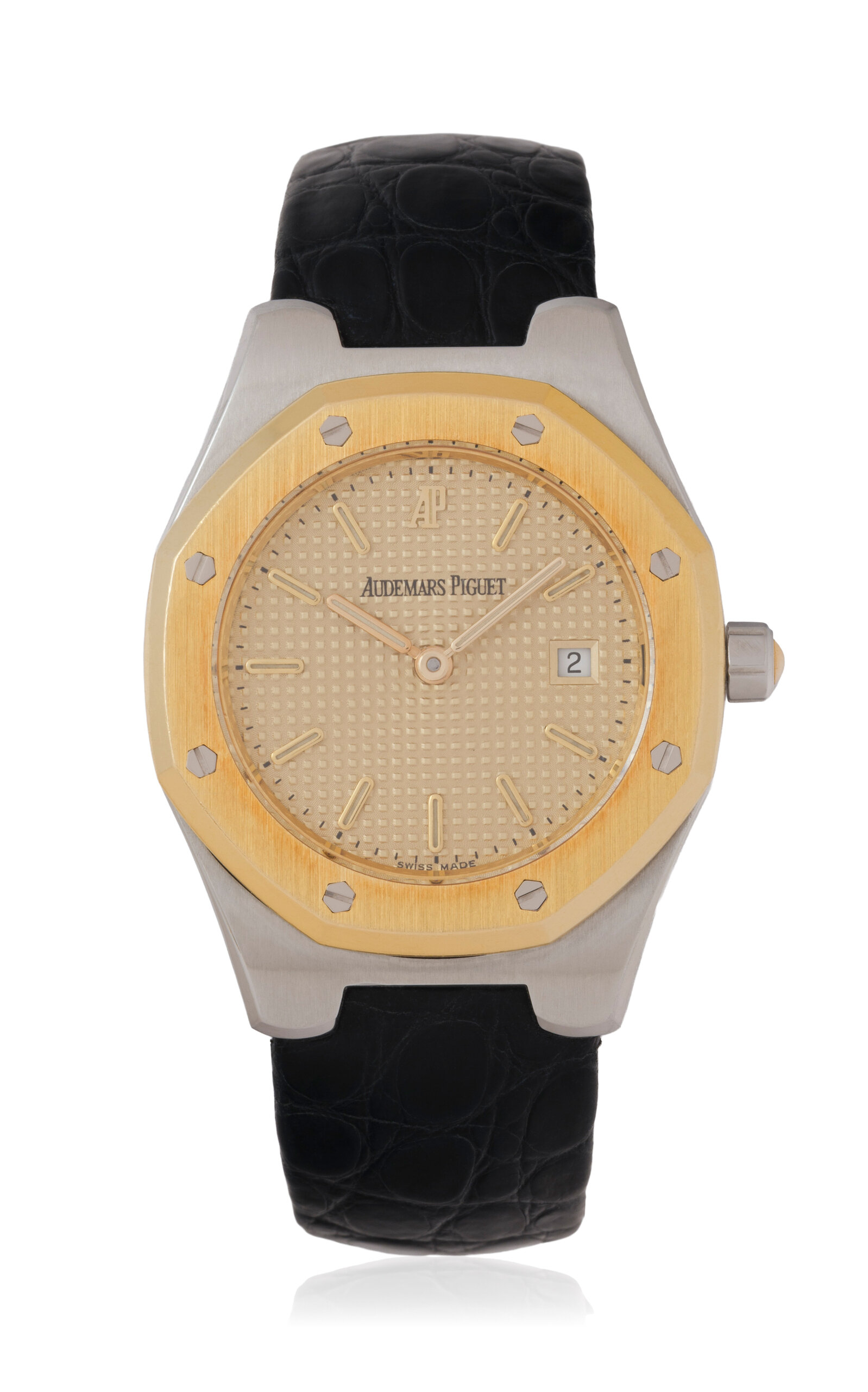 Stephanie Windsor Vintage Audemars Piguet Model 66800sa In Gold