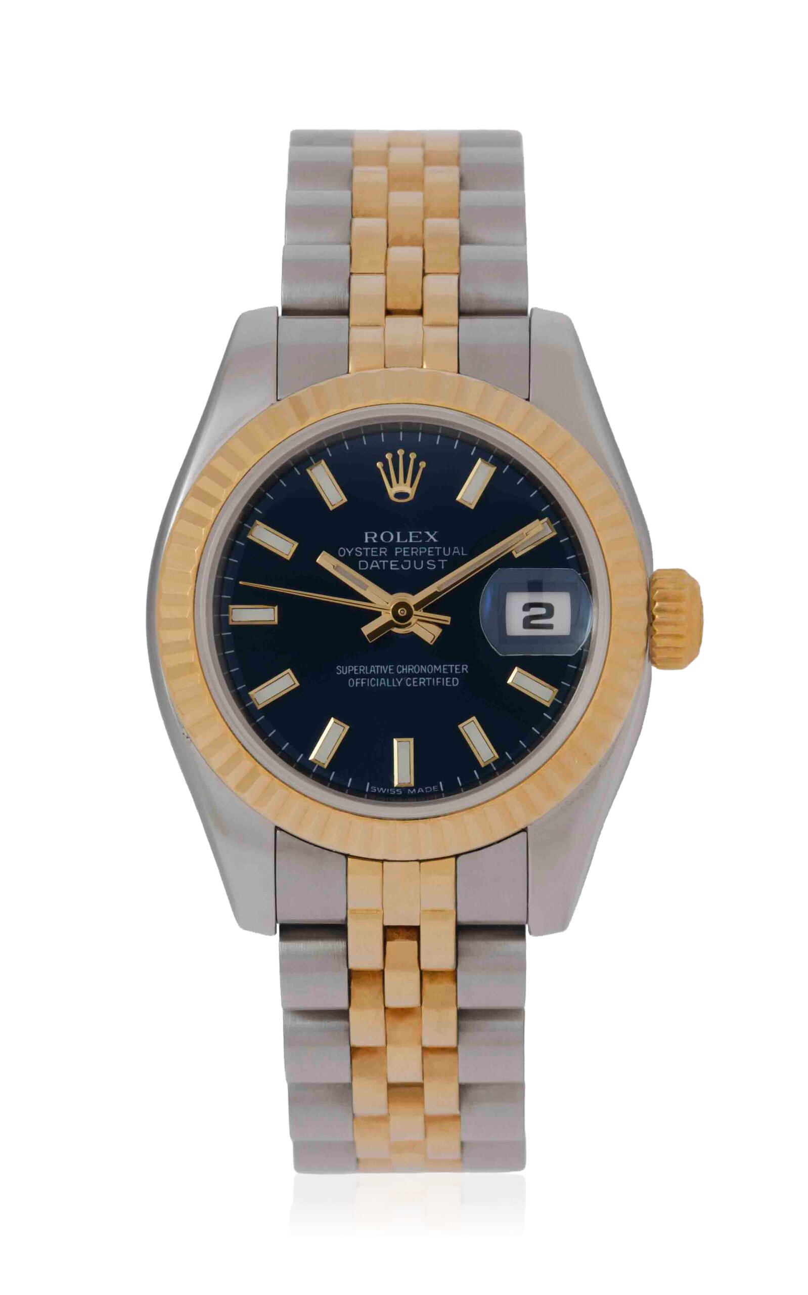 Stephanie Windsor Rolex Datejust Model 179173 In Gold