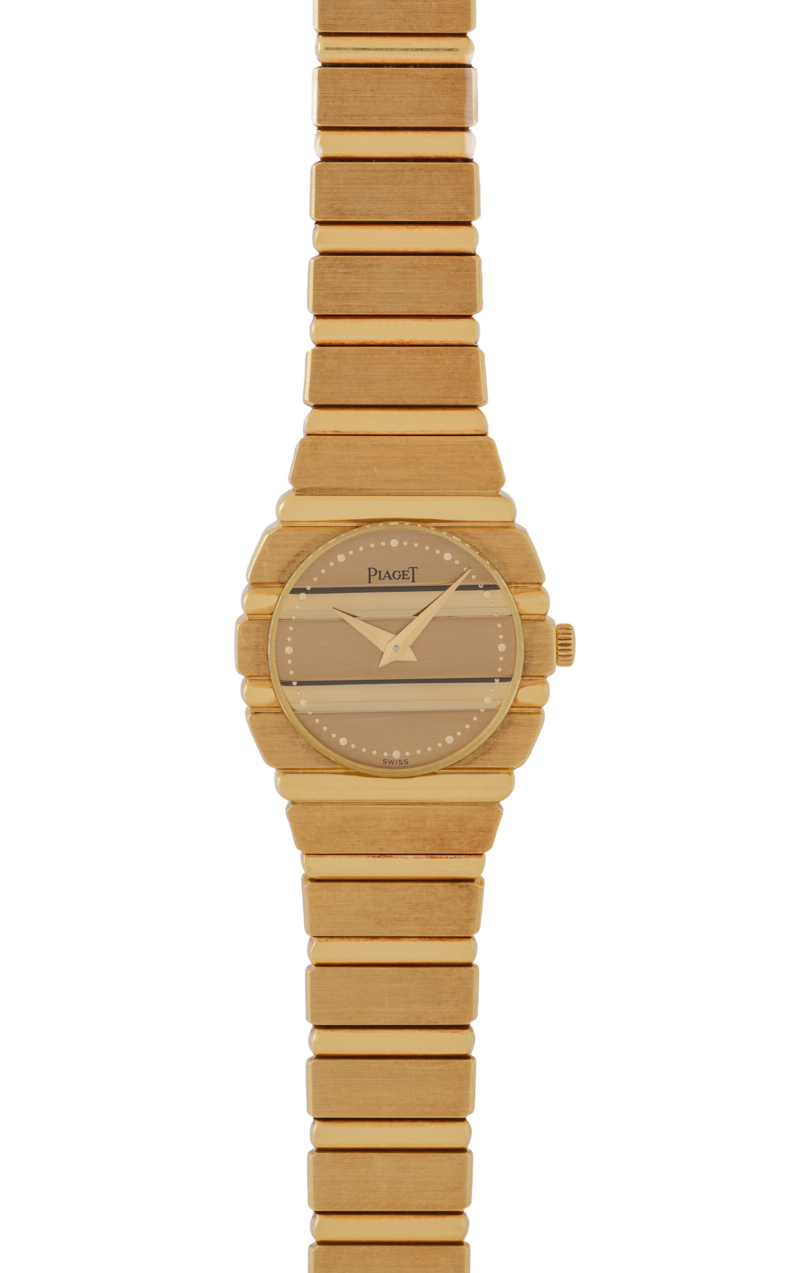 Stephanie Windsor Vintage Piaget Polo Model 861c701 In Gold