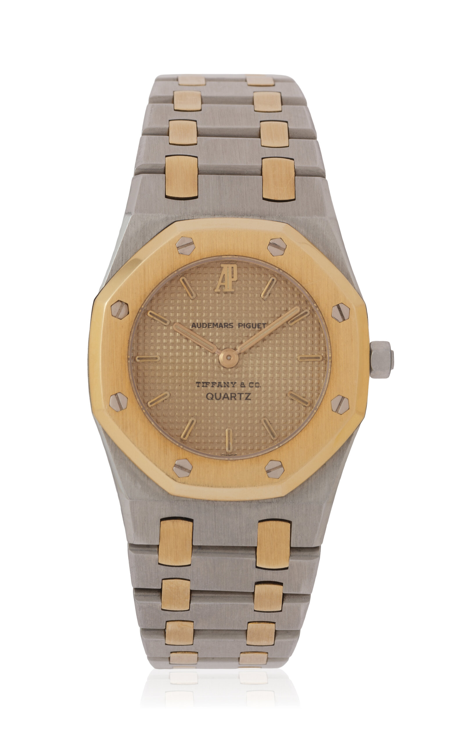 Stephanie Windsor Vintage Audemars Piguet X Tiffany & Co Royal Oak Model 6007sa In Gold