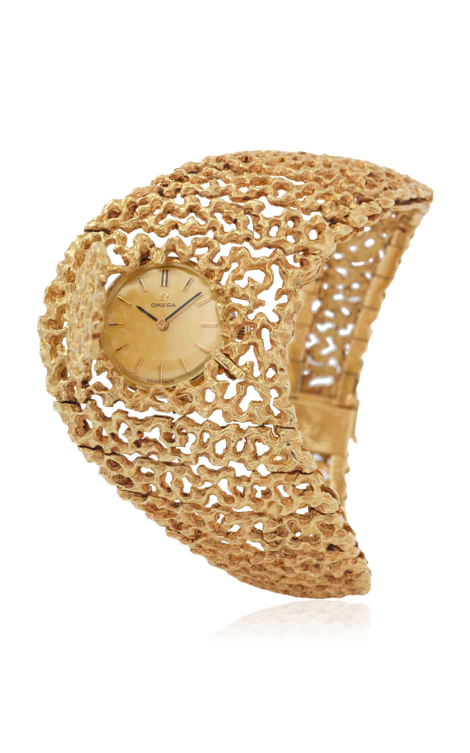 Stephanie Windsor Vintage Rare Gilbert Albert X Omega Model 7148 In Gold