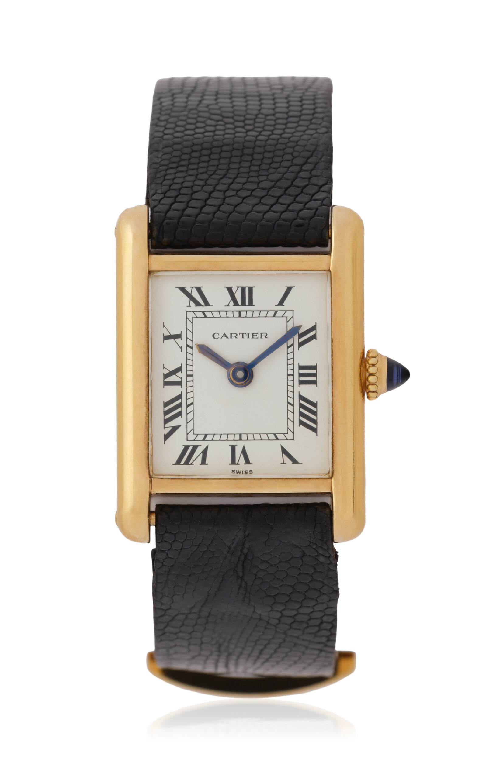 Stephanie Windsor Vintage Cartier Tank Louis Model 7808 In Gold
