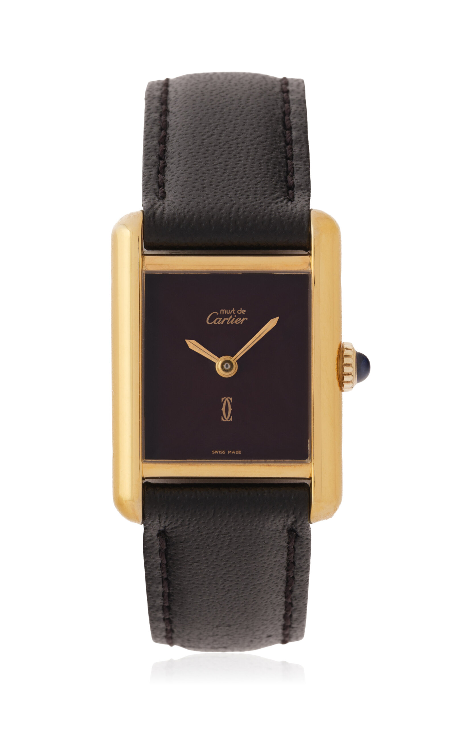 Stephanie Windsor Vintage Must De Cartier Tank Model 82975713 In Gold