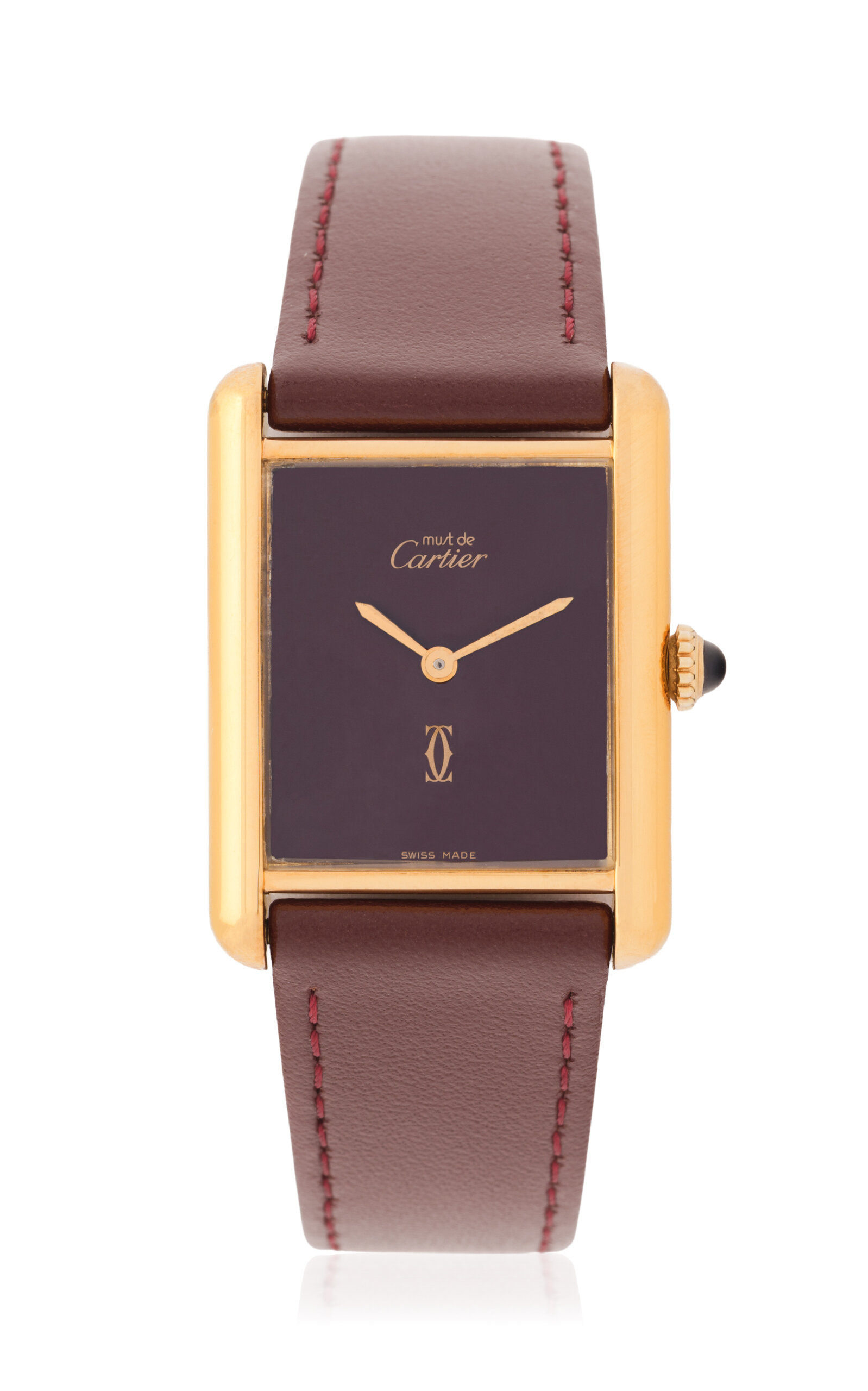 Stephanie Windsor Vintage Must De Cartier Tank Model 82975713 In Gold