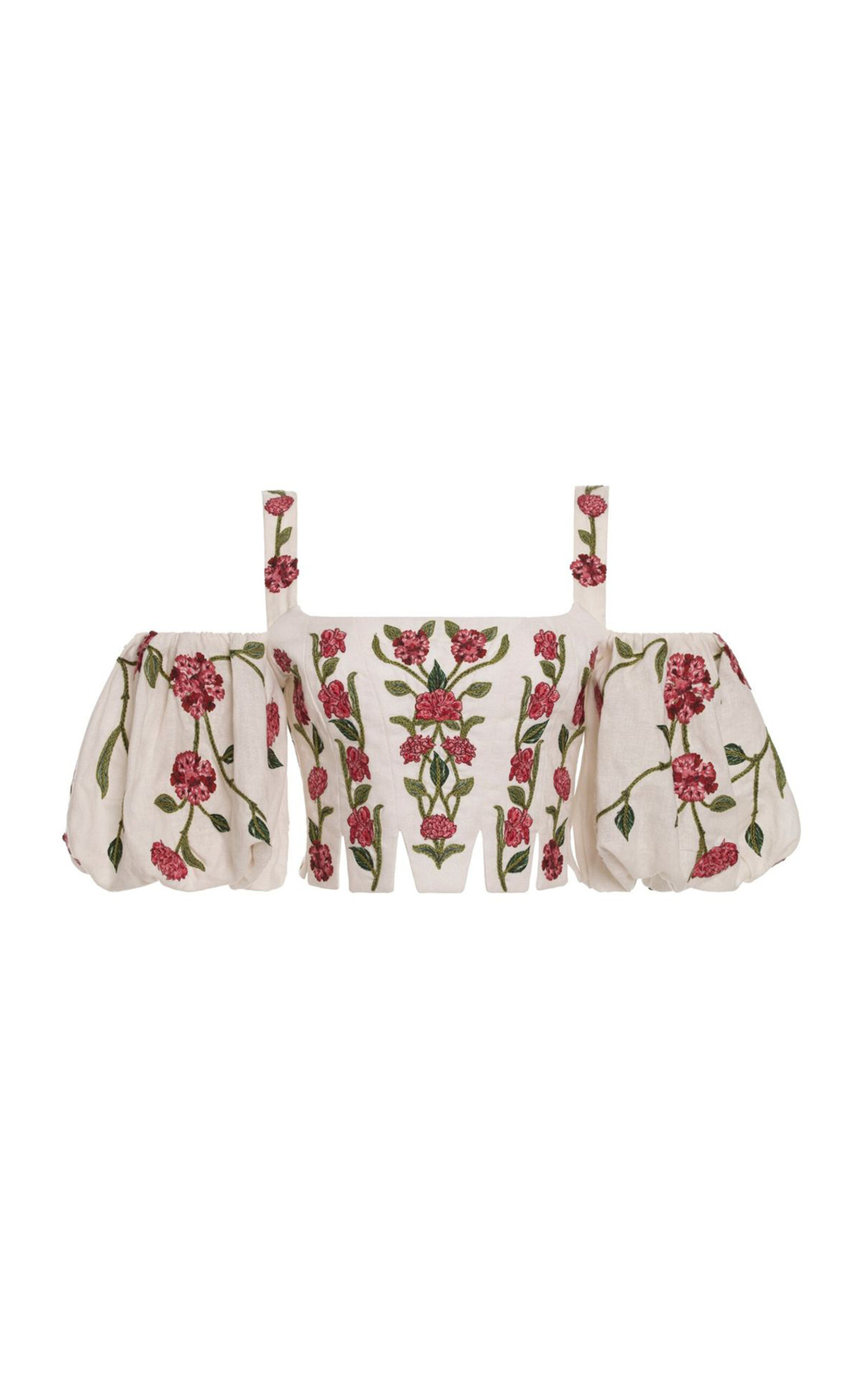 Agua by Agua Bendita Epoca Quebrada Cropped Top