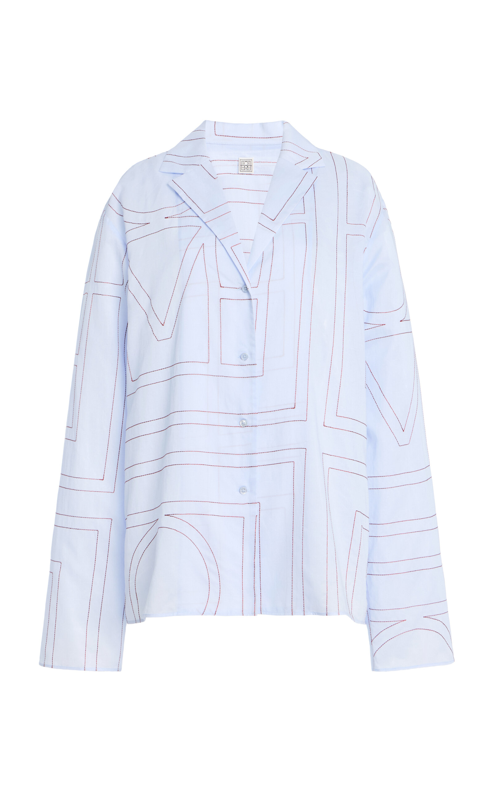 Toteme Monogram Cotton-Blend PJ Top