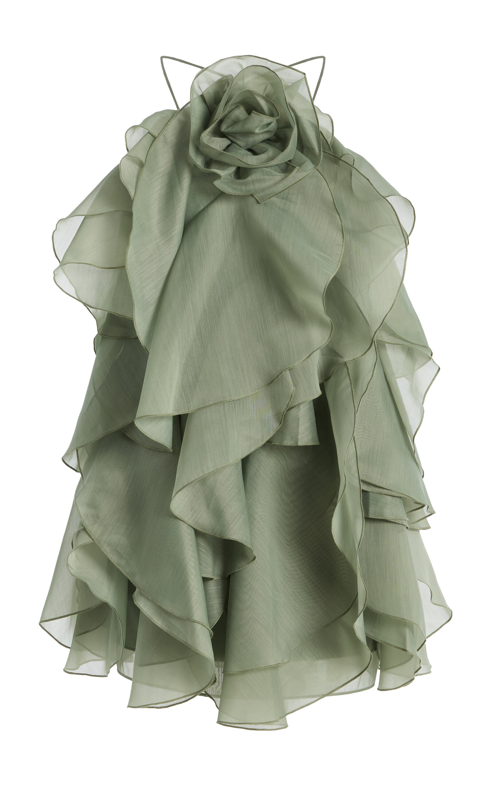 Aje Pandorea Layered Organza Mini Dress