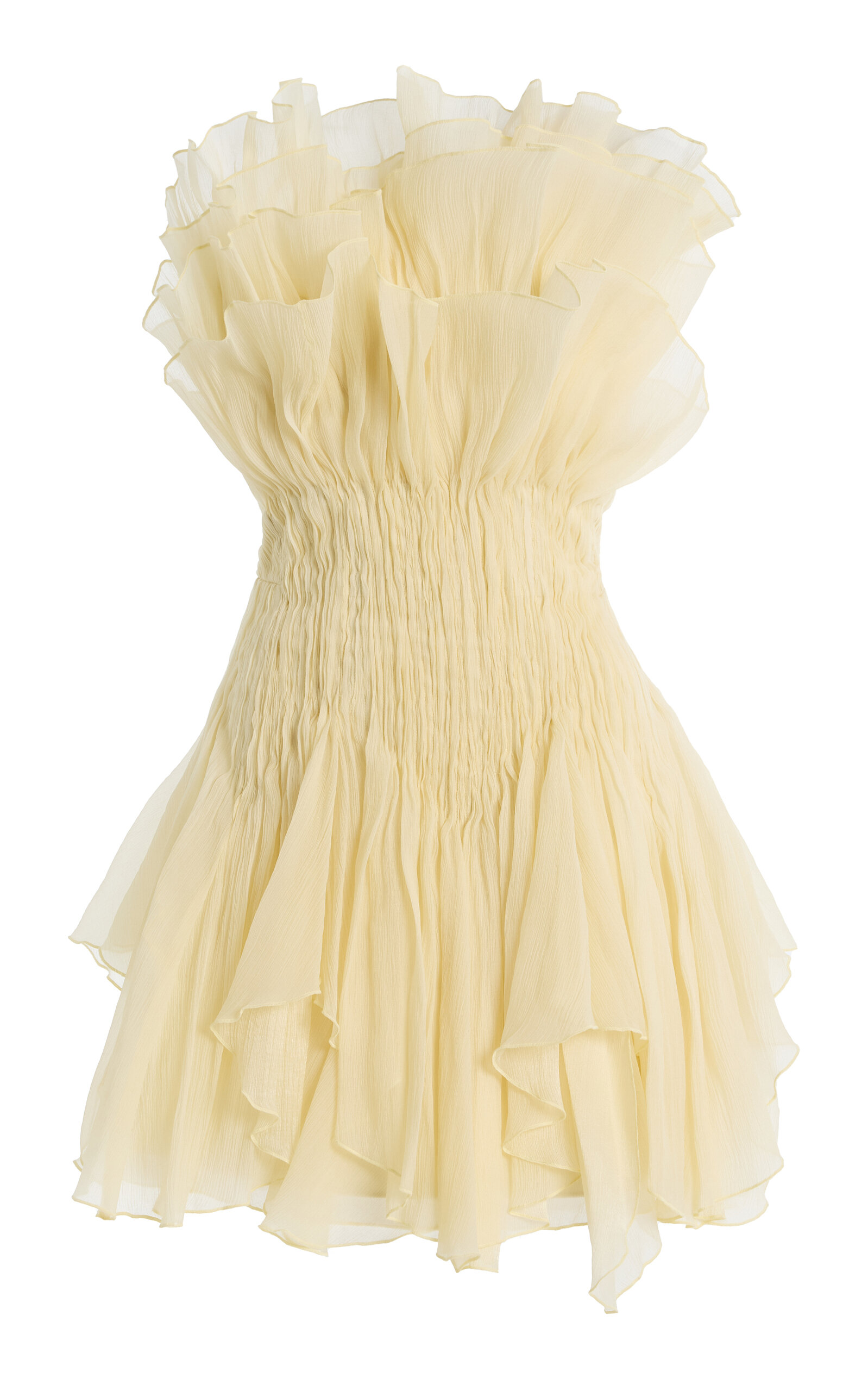 Aje Nisha One-Shoulder Organza Mini Dress