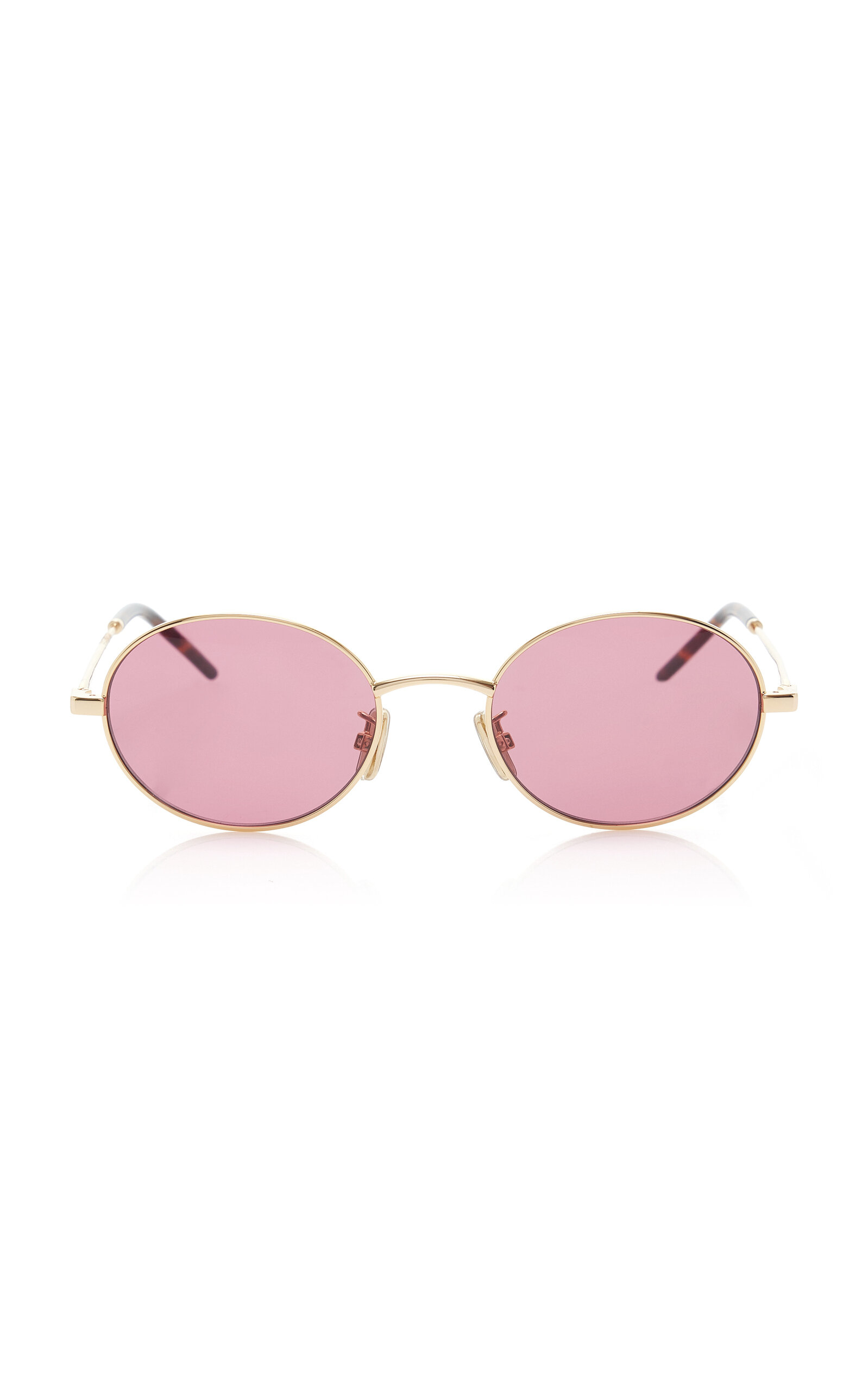 Givenchy City Round-Frame Metal Sunglasses