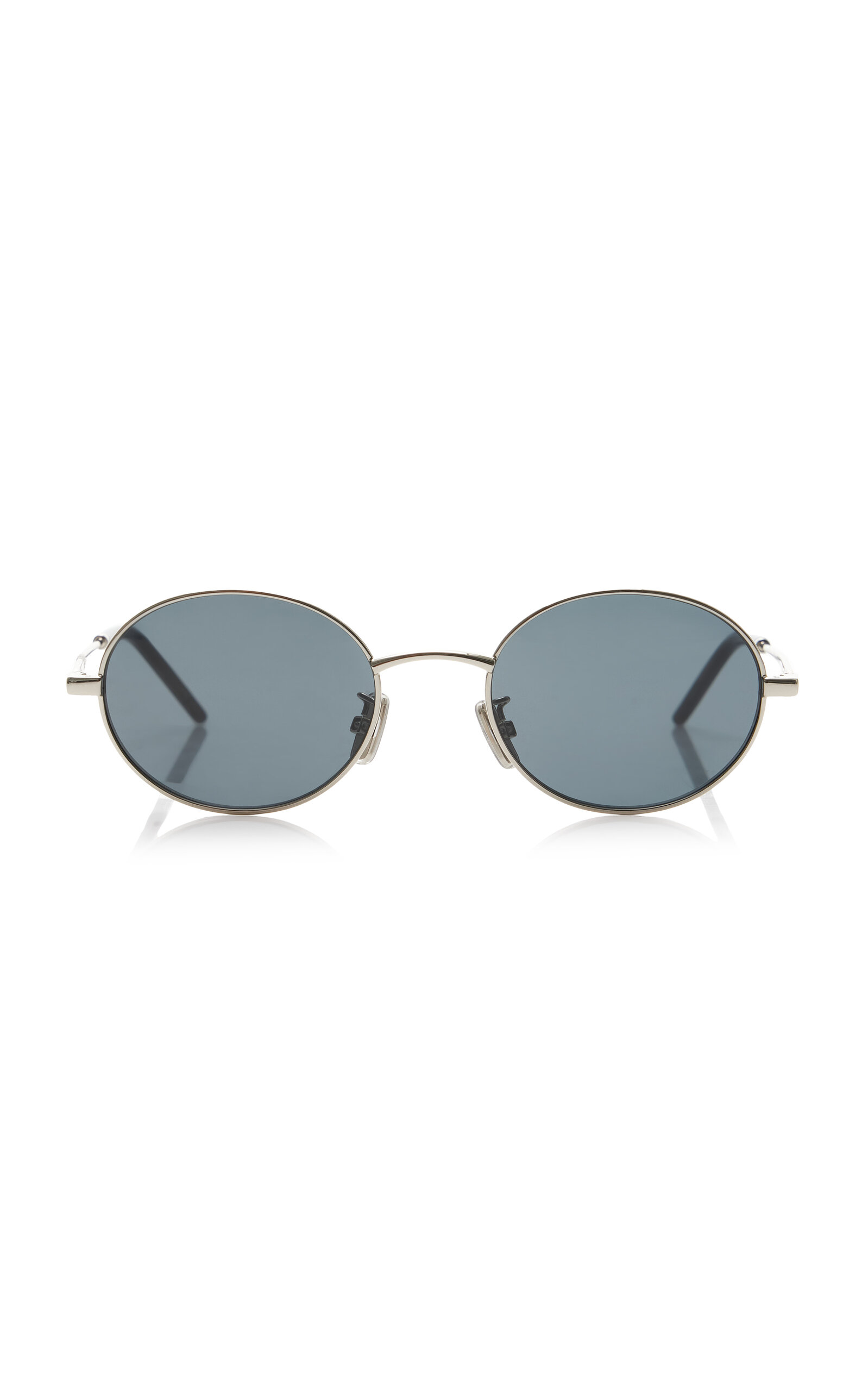 Givenchy City Round-Frame Metal Sunglasses