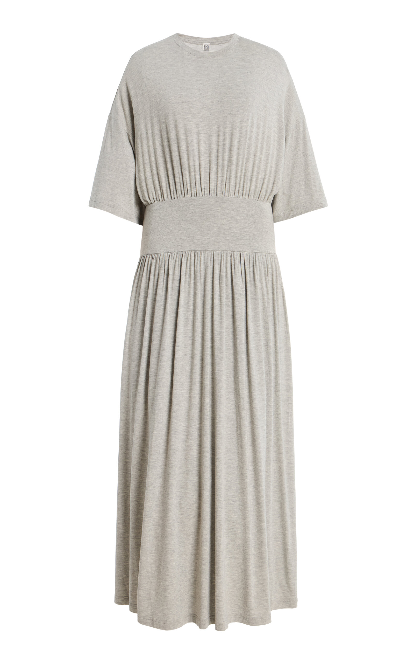 Toteme Cinched Jersey T-Shirt Maxi Dress