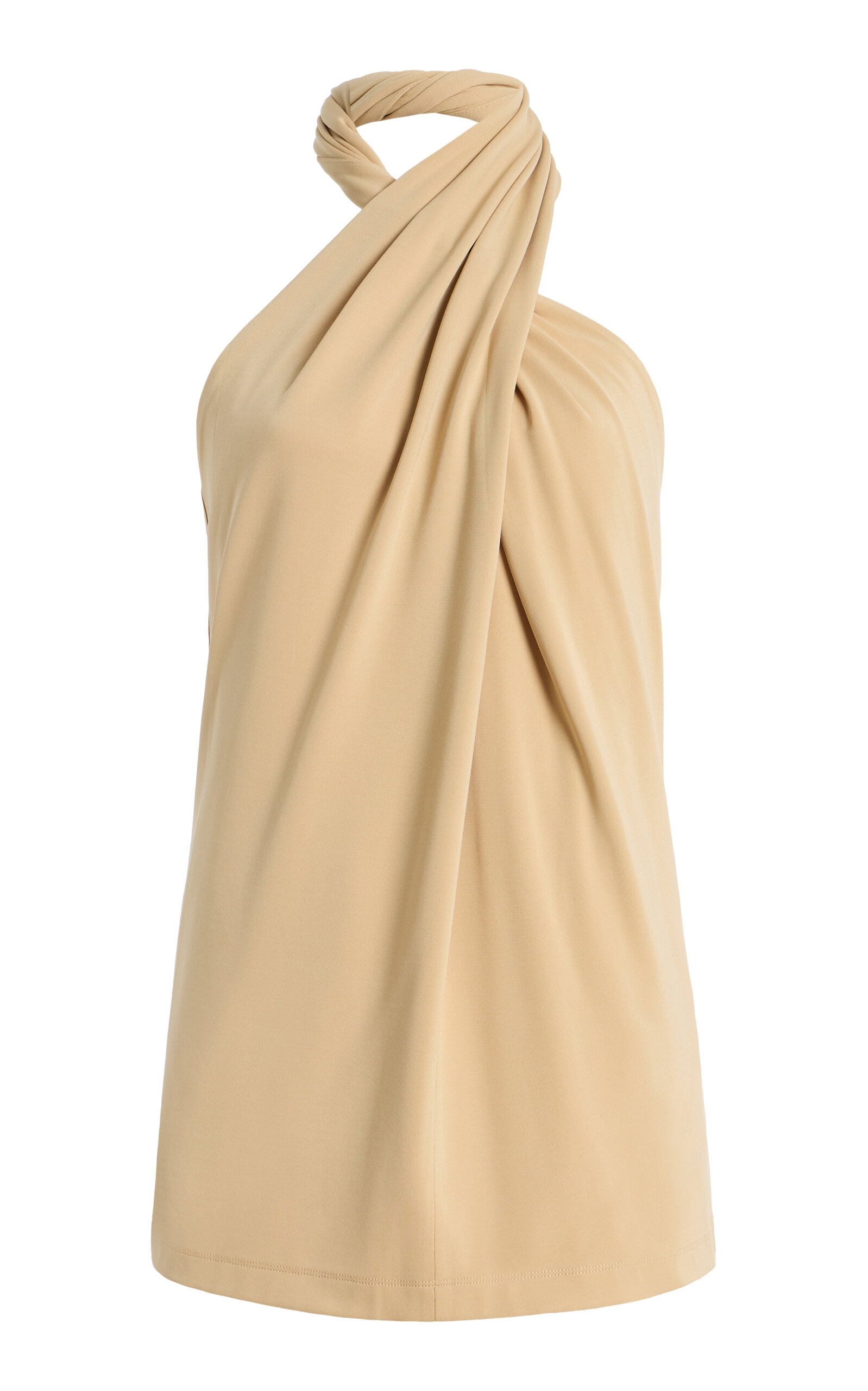 Toteme Twisted Jersey Halter Top - Women's Clothing
