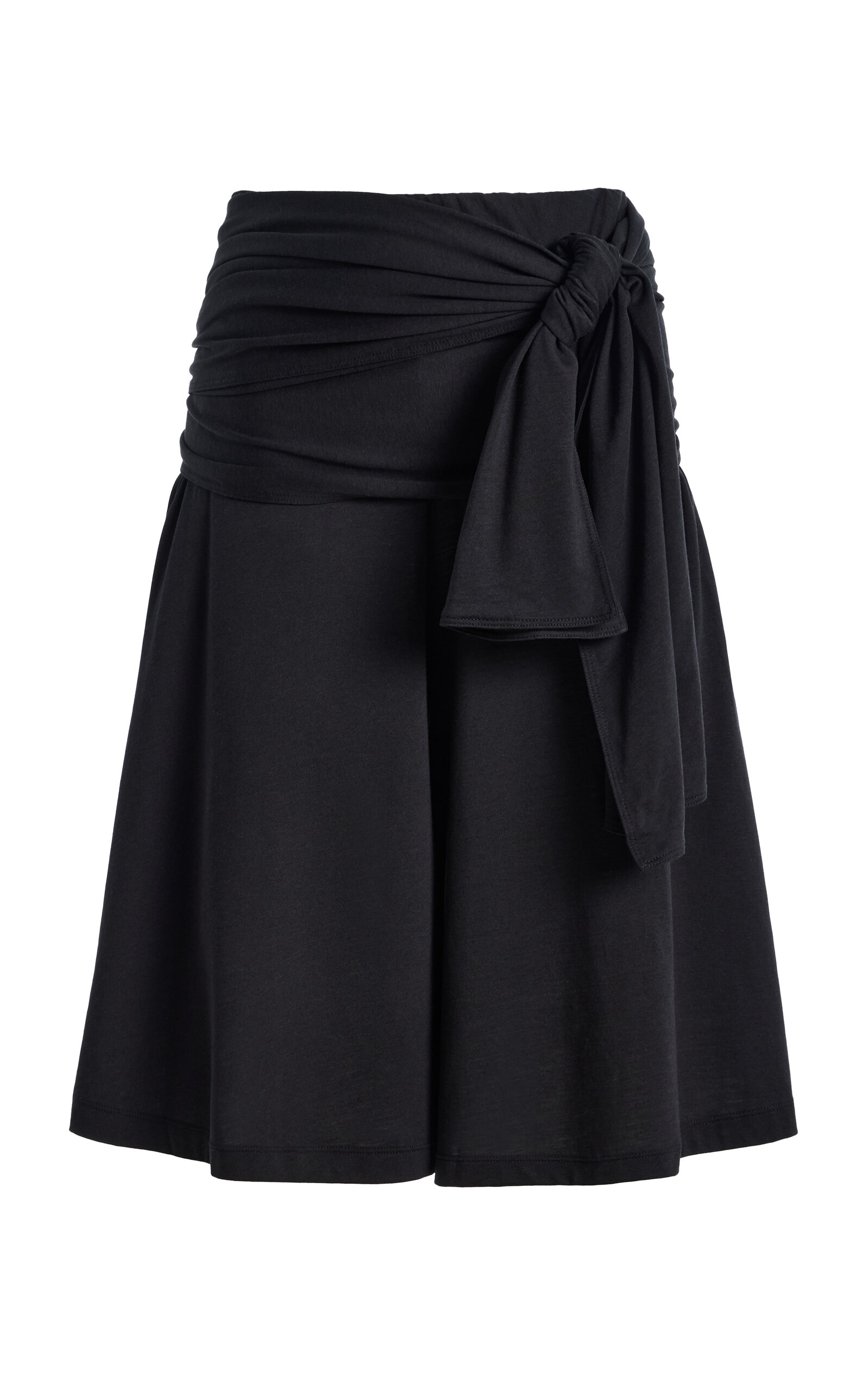 Toteme Tie-Detailed Jersey Shorts - Women's Clothing