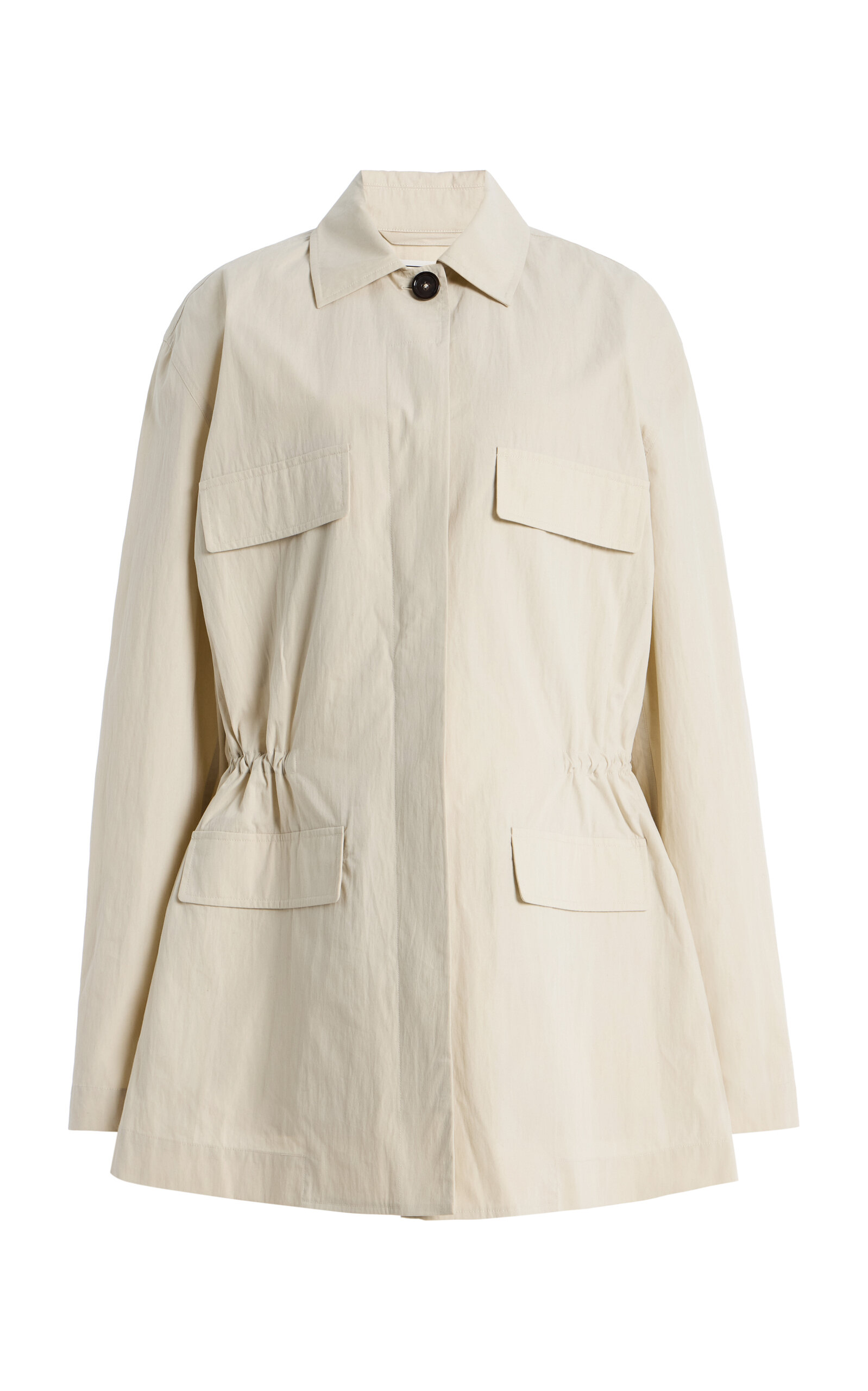 Toteme Cinched Cotton-Blend Utility Jacket