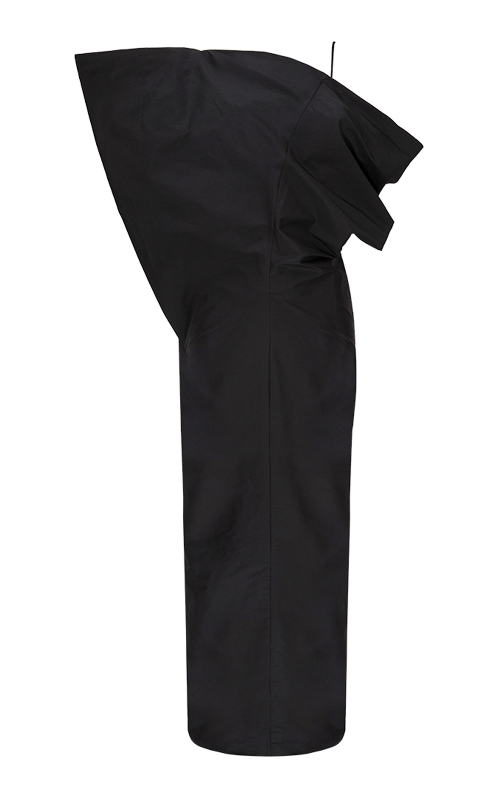 Di Stavnitser Nara Asymmetric Gown In Black