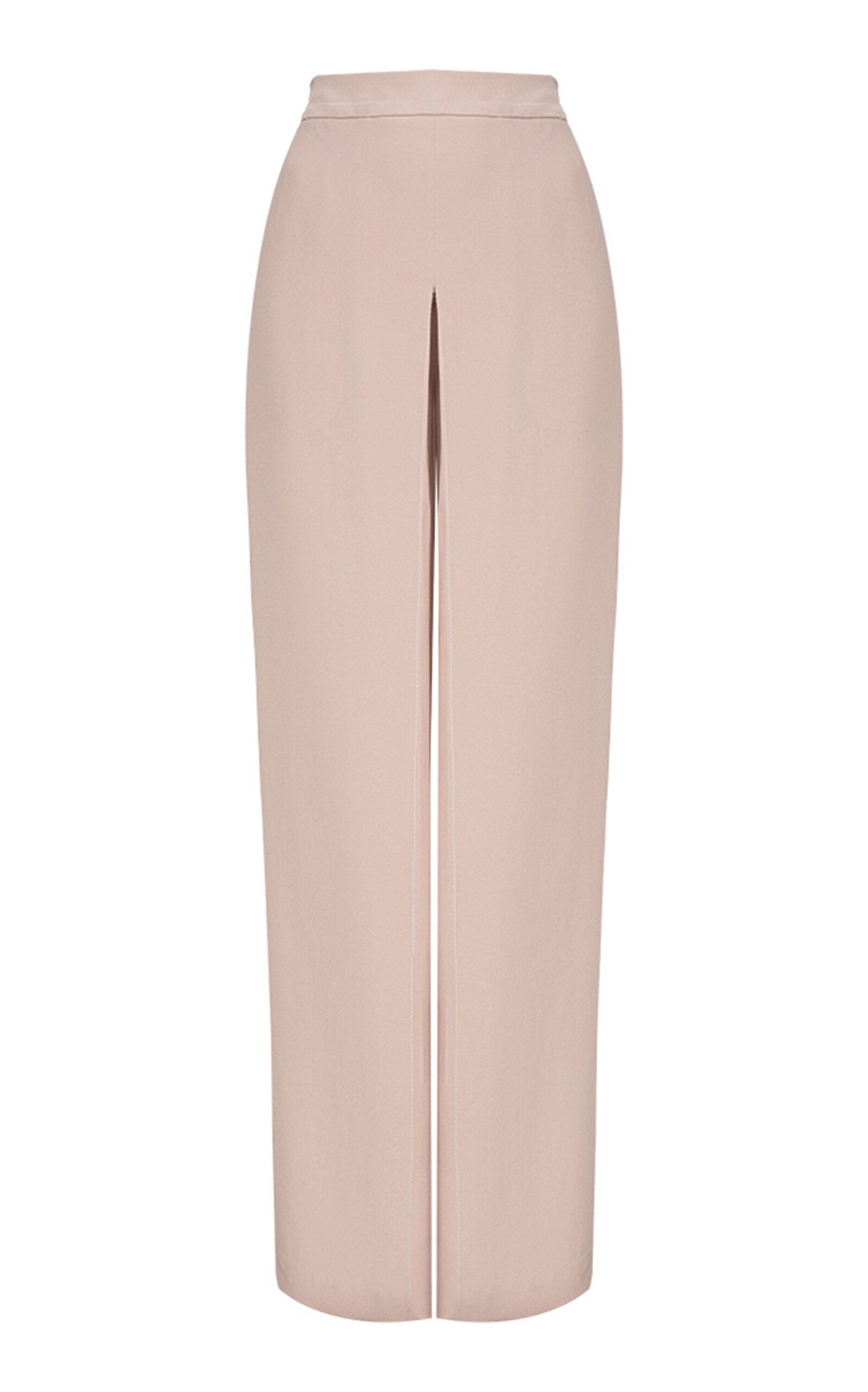 Di Stavnitser Origami Pleated Crepe Wide-Leg Pants