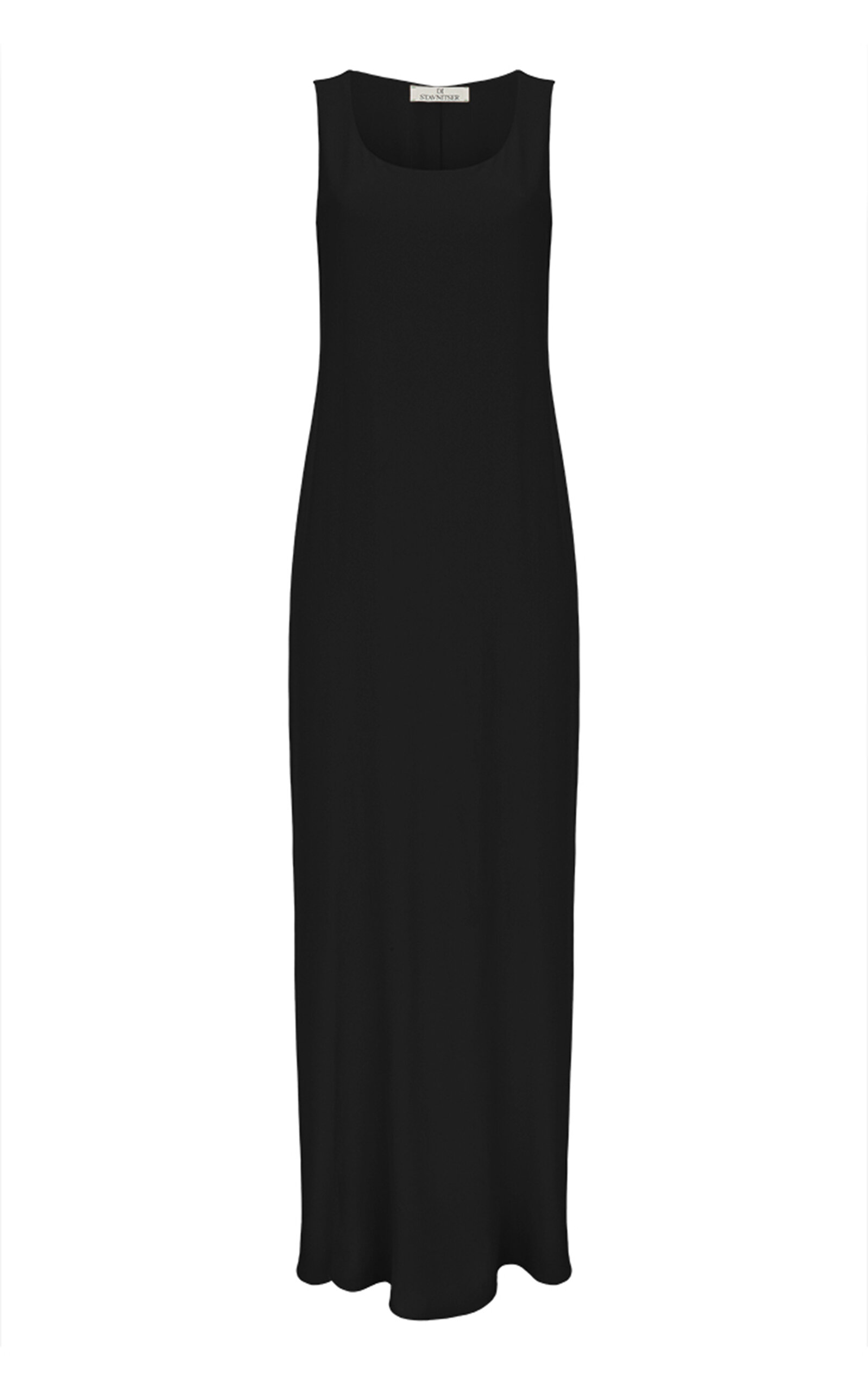 Di Stavnitser Vera Scoop-neck Gown In Black