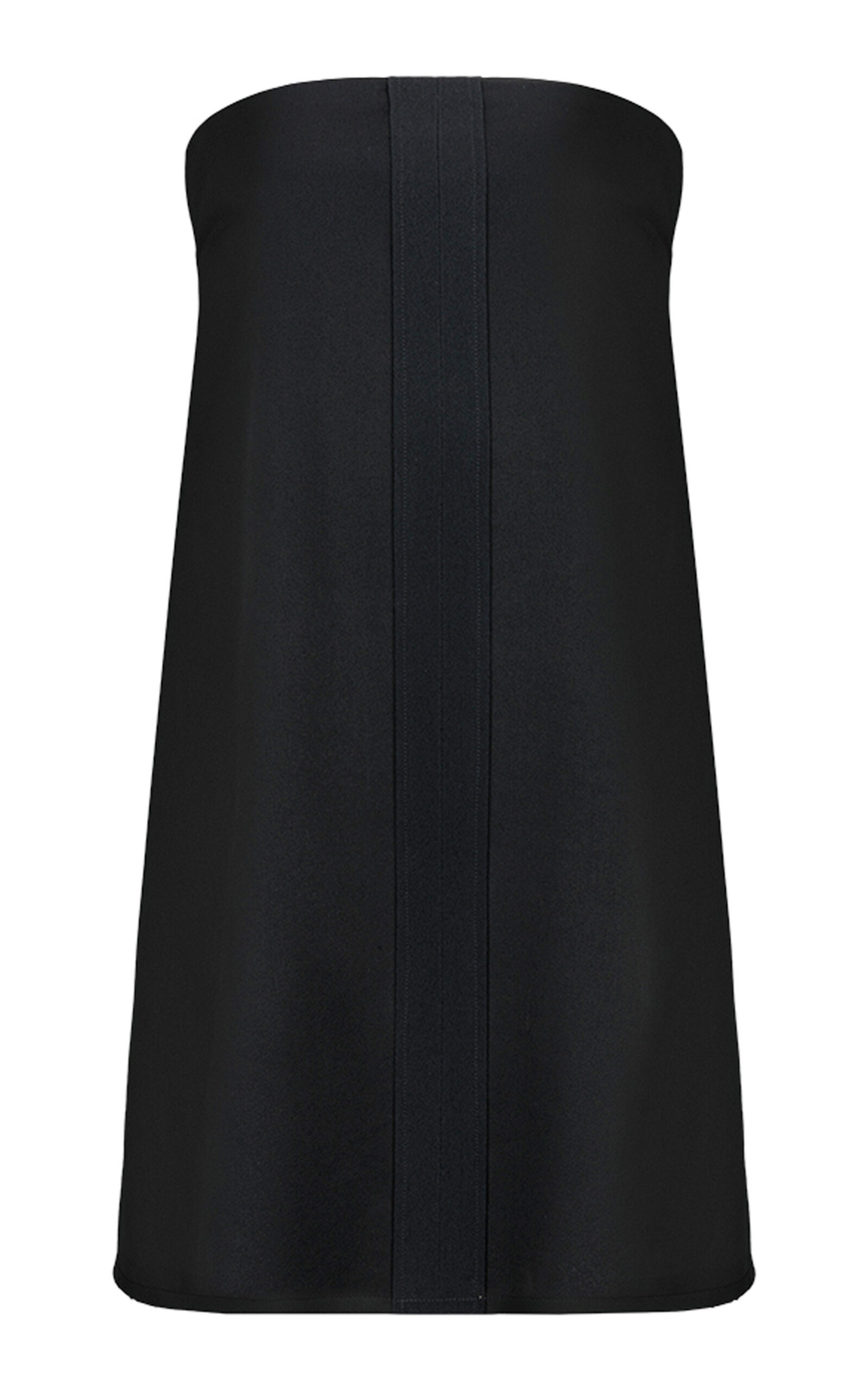 Di Stavnitser Chiarra Strapless Satin Top In Black