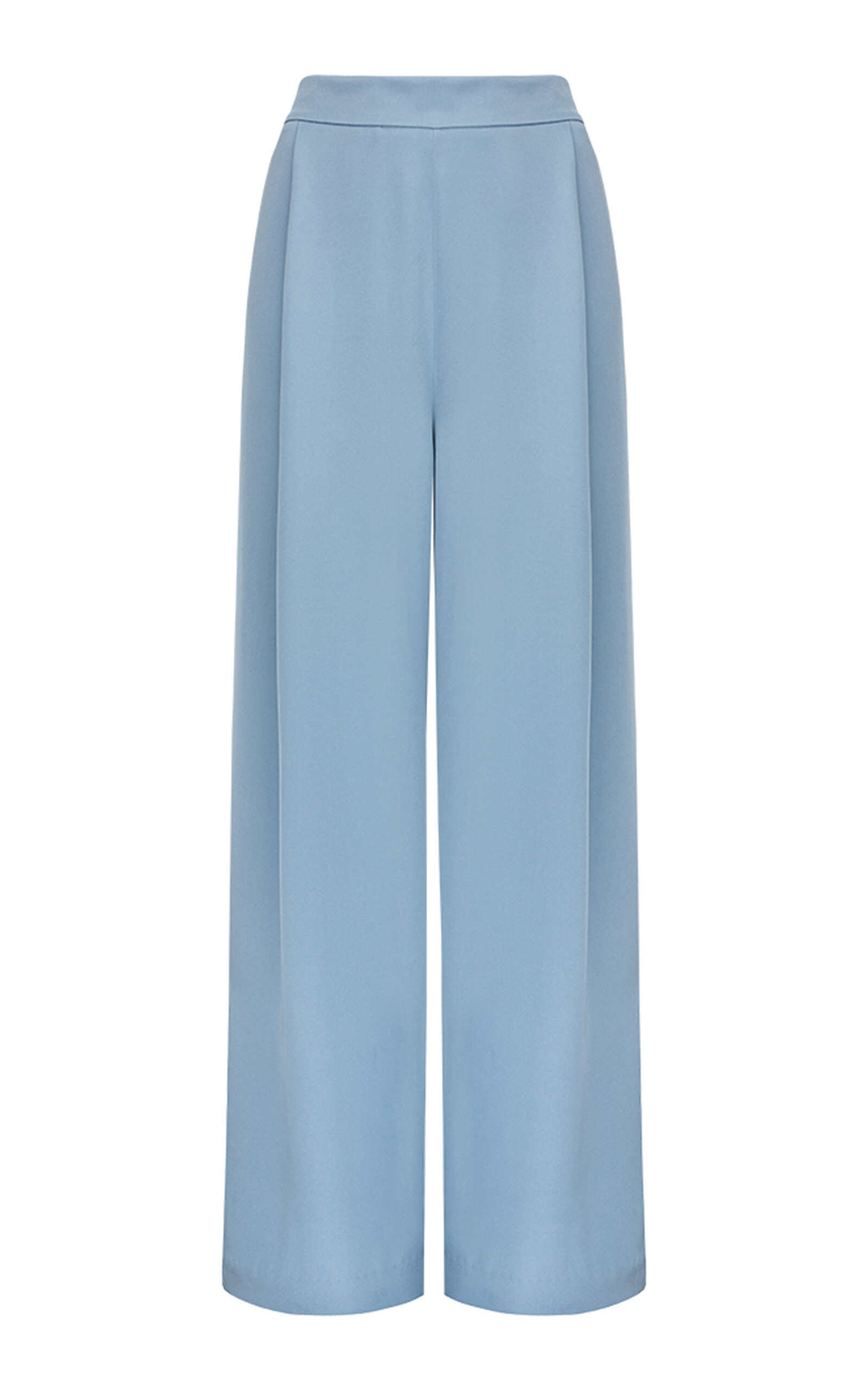 Di Stavnitser New Relax Silk Wide-leg Pants In Blue