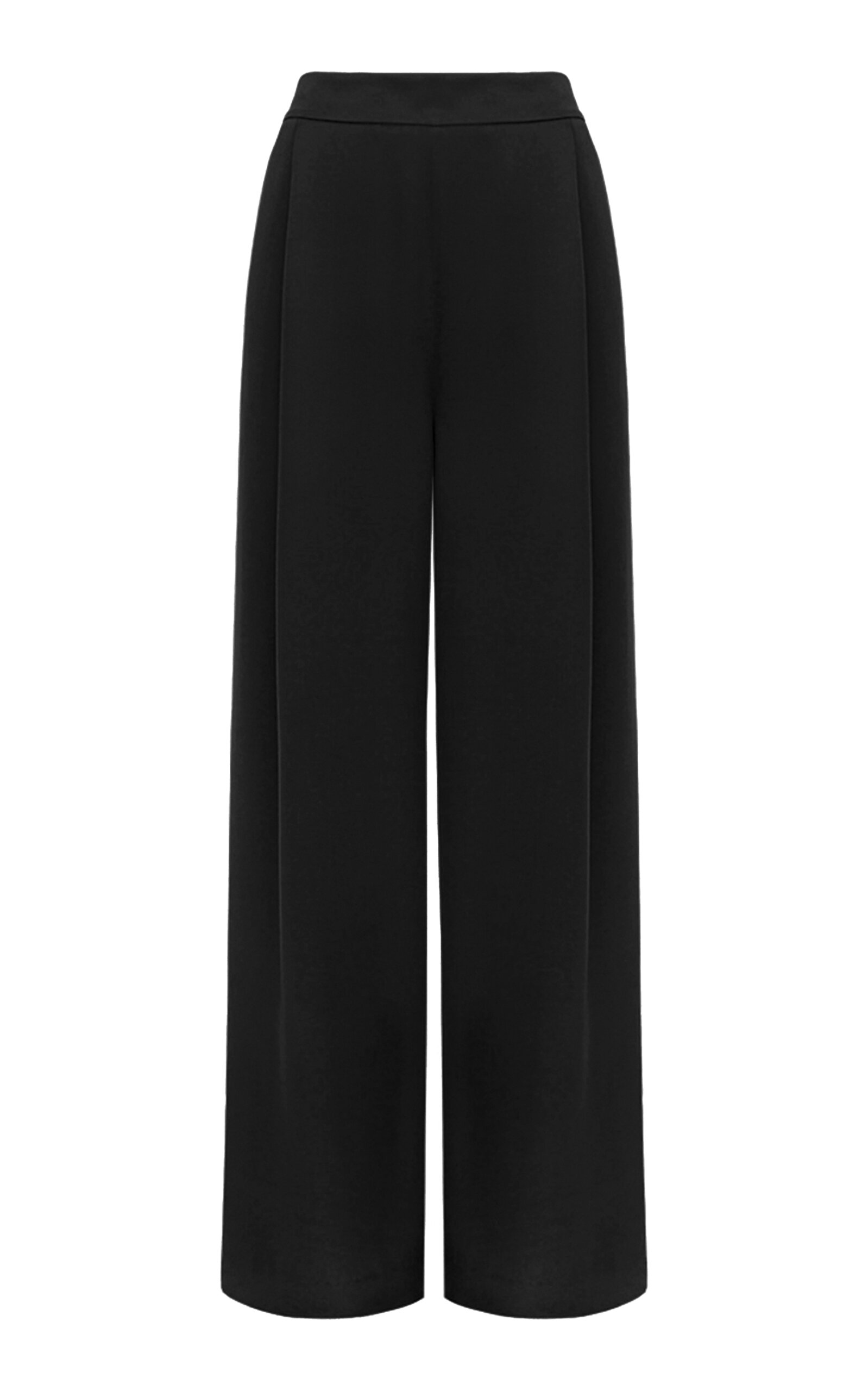 Di Stavnitser New Relax Silk Wide-leg Pants In Black