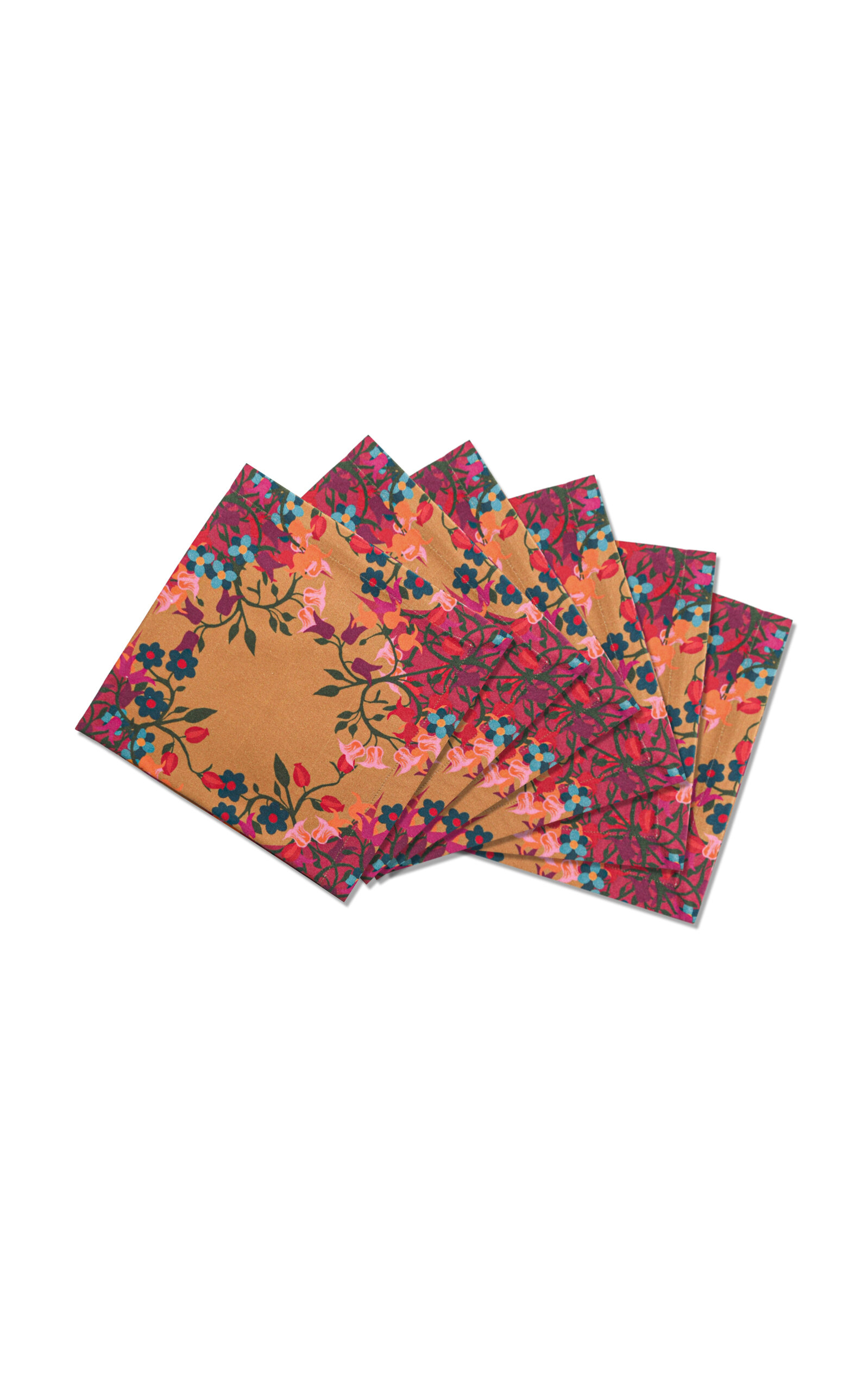 Sophie Williamson Design Set-of-Six Cotton Napkins - Multi