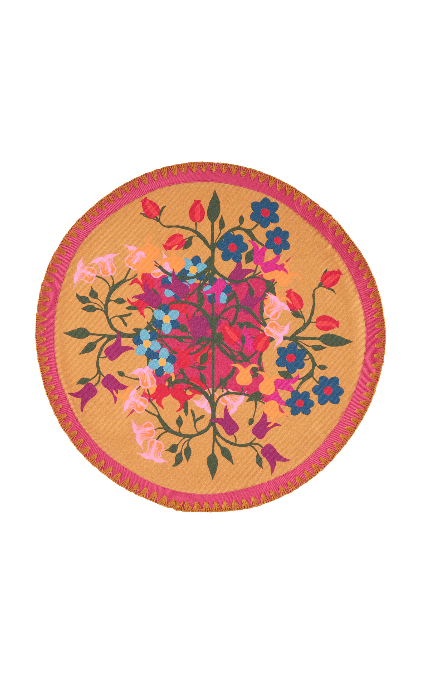 Sophie Williamson Design Set-of-Six Cotton Round Placemats - Multi