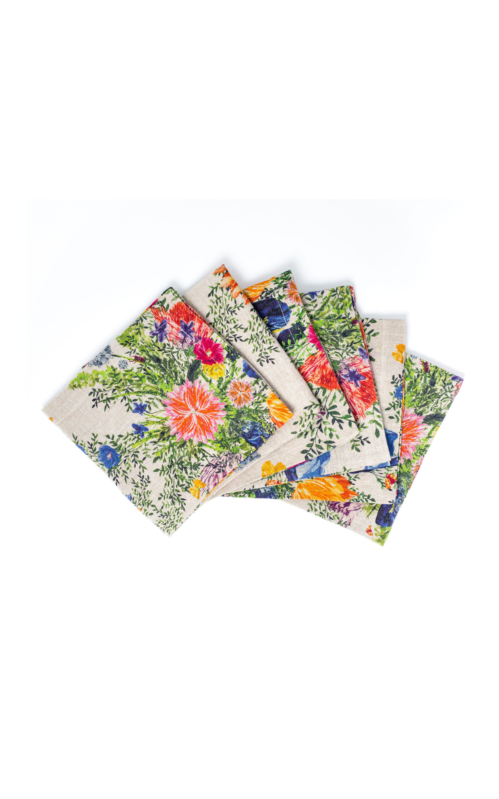 Sophie Williamson Design Set-of-Six Linen Napkins - Multi