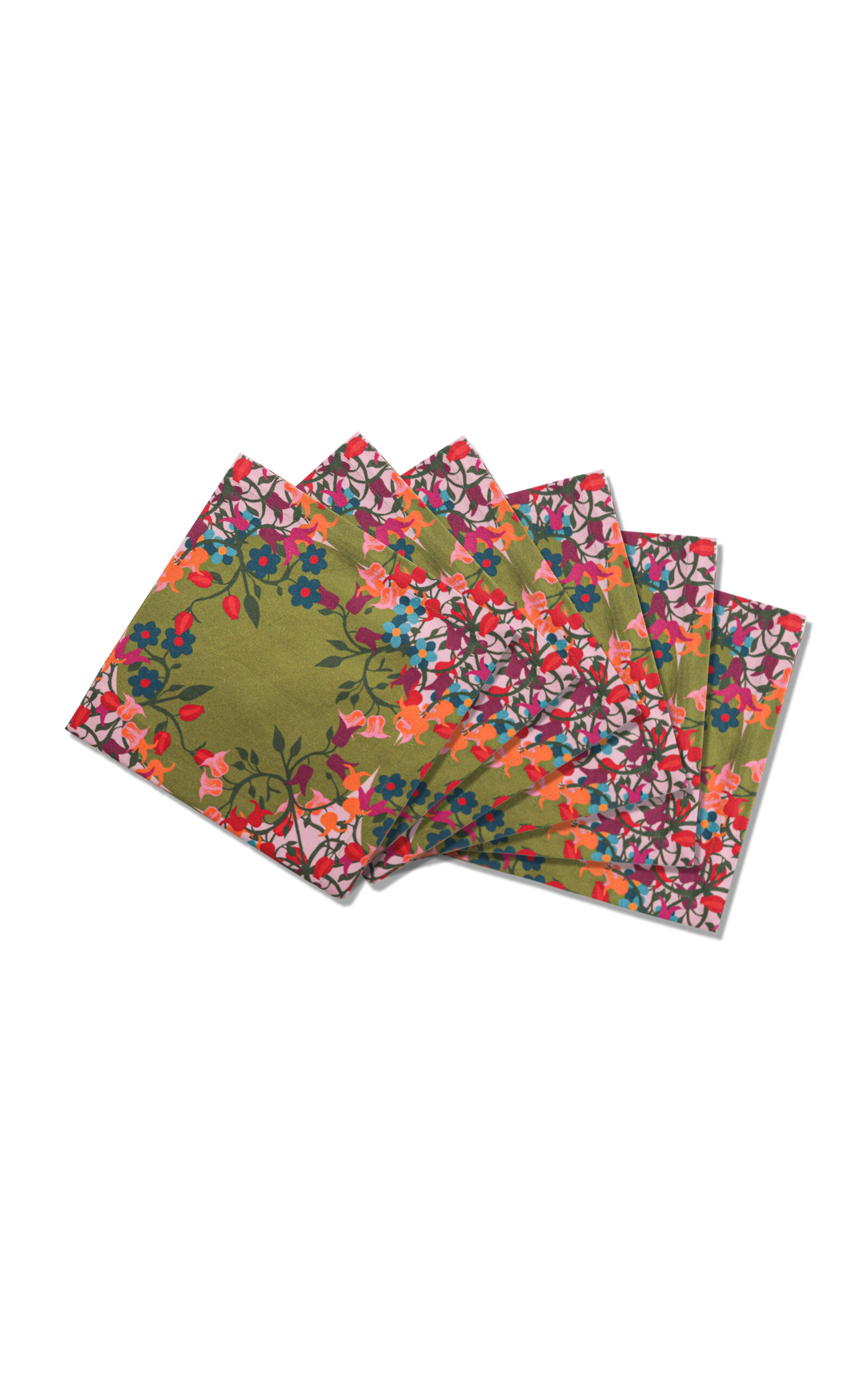 Sophie Williamson Design Set-of-Six Cotton Napkins - Multi