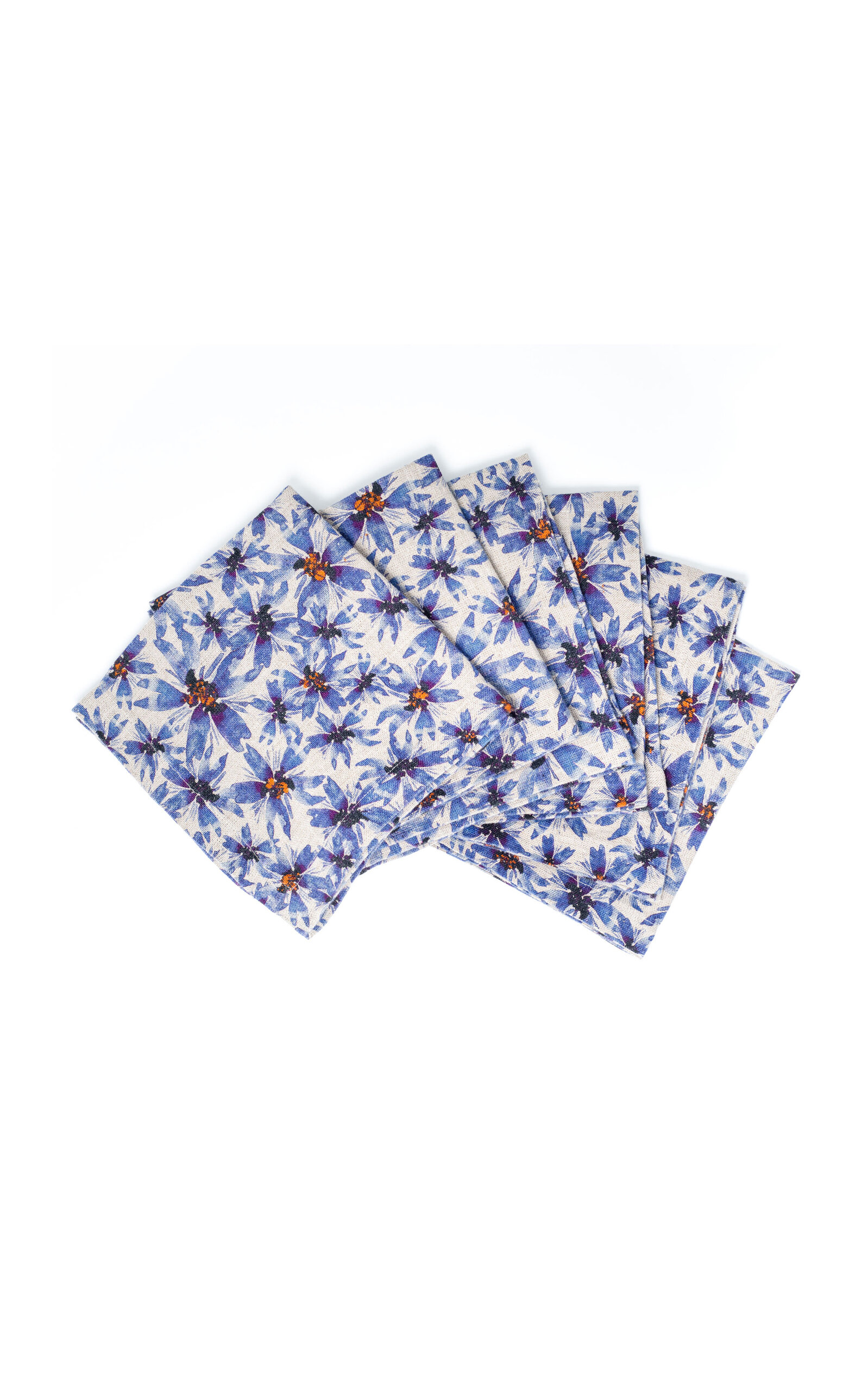 Sophie Williamson Design Set-of-Six Linen Napkins - Multi