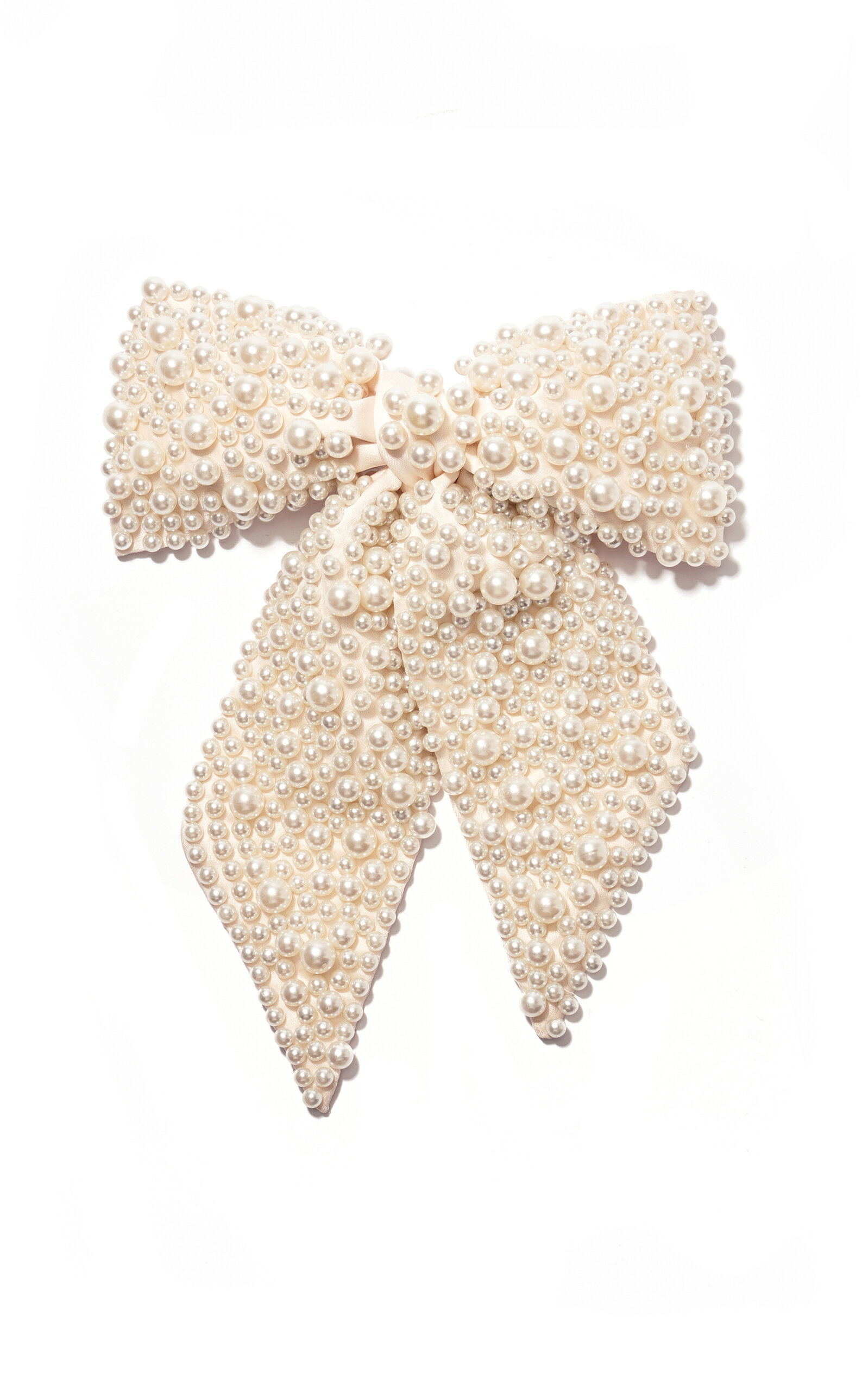Emm Kuo Oversized Pearl-Embellished Bow