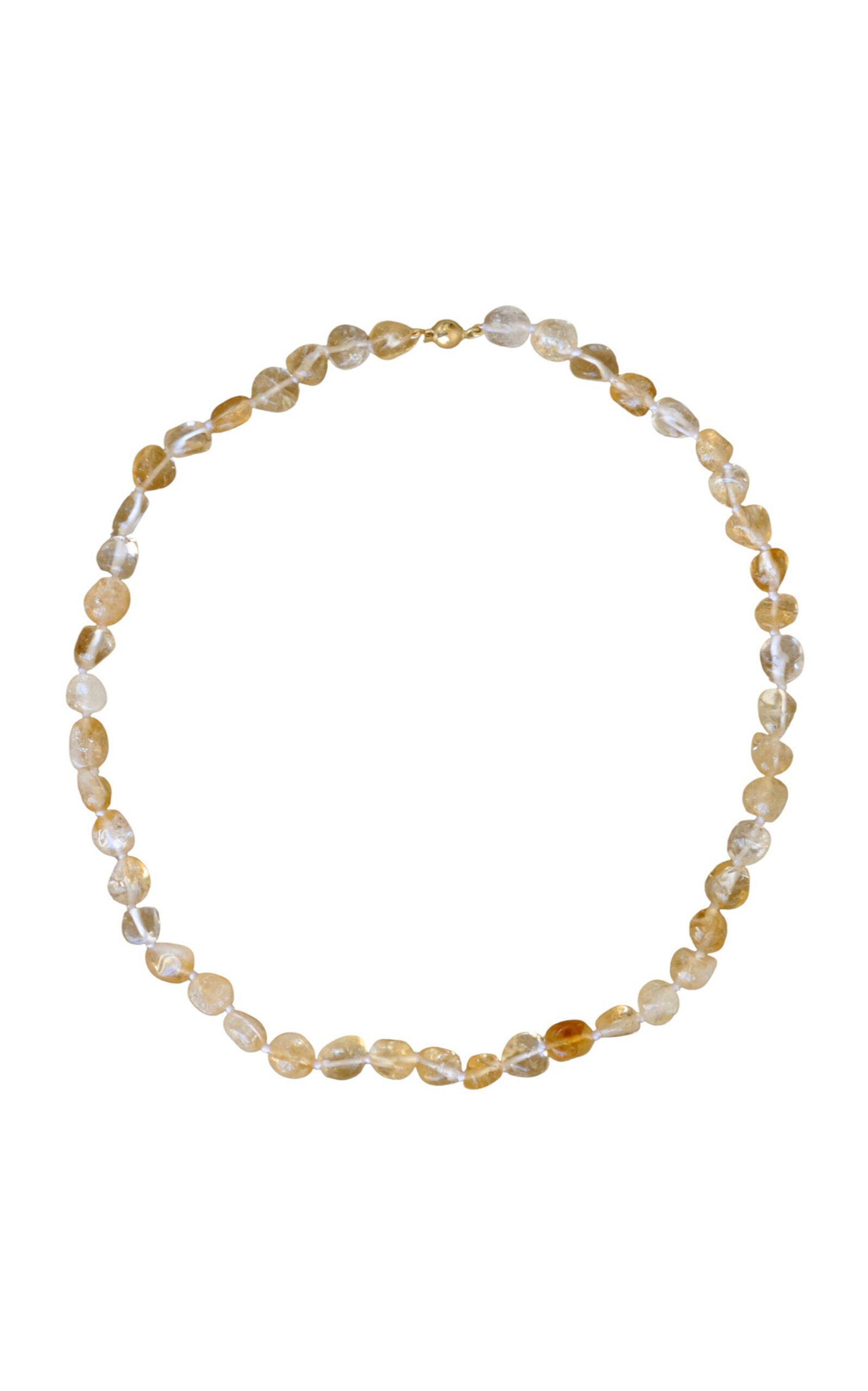 Laoli 18k Yellow Gold Candy Citrine Collar In Multi
