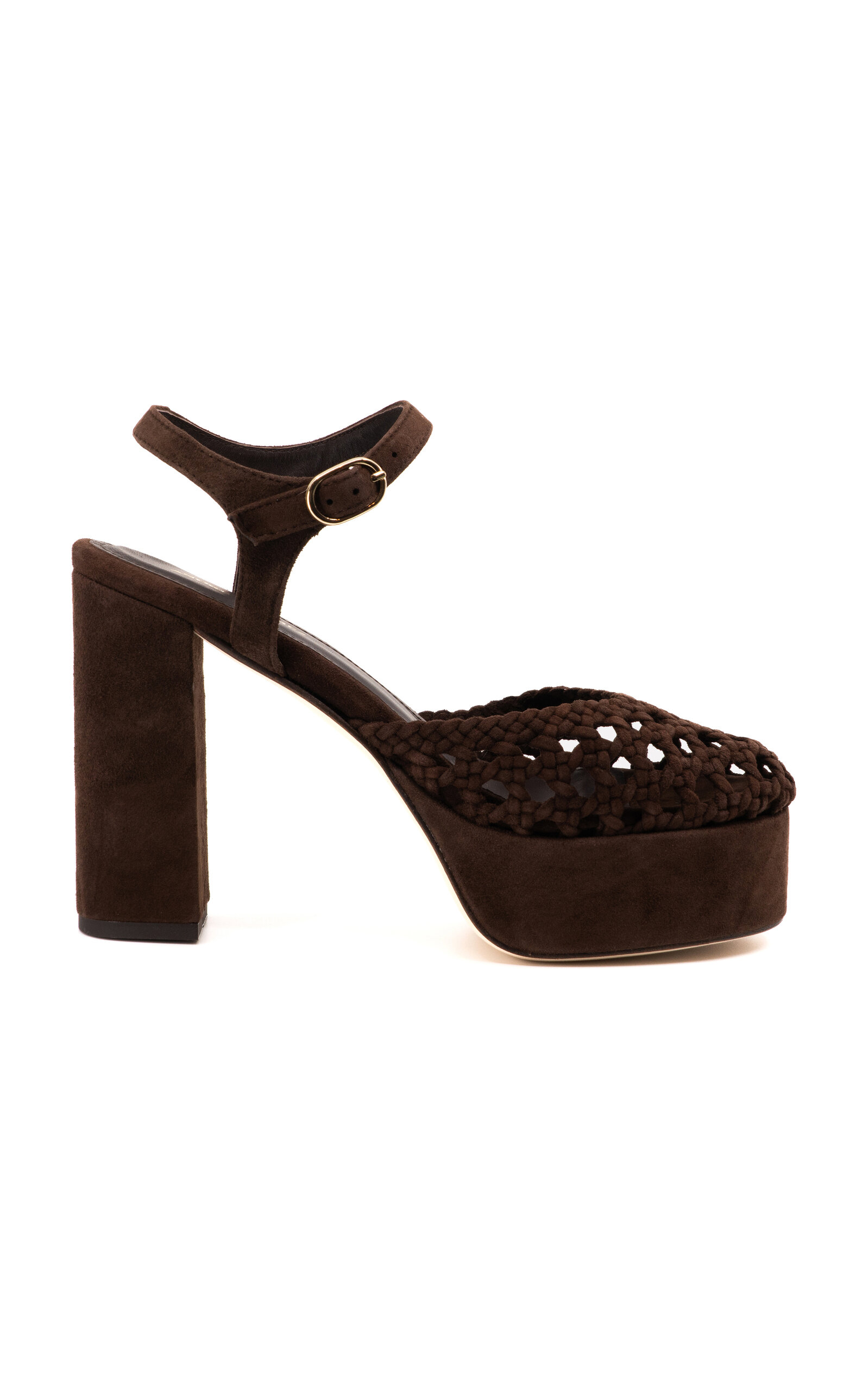Andrea Gomez Beatriz Suede Platform Sandals - Moda Operandi