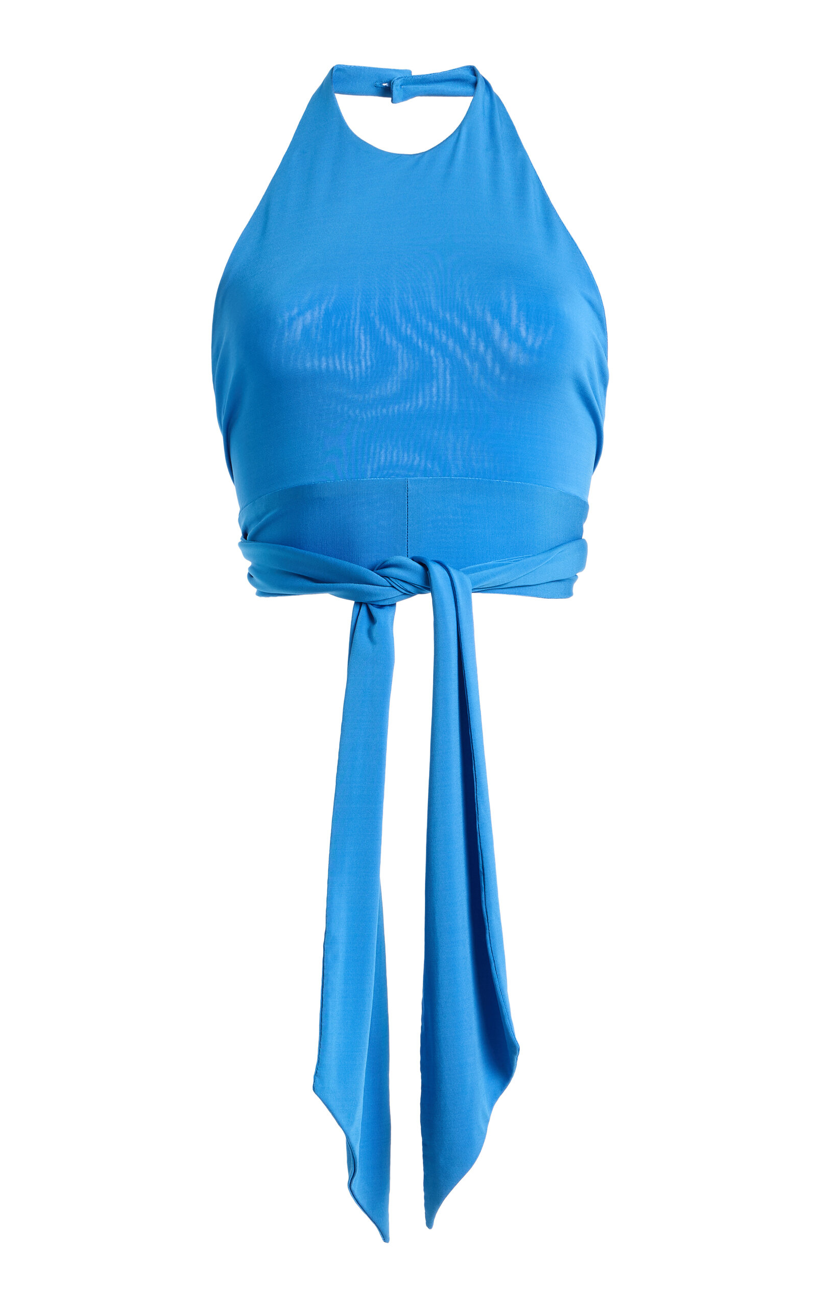 FRANÇOISE Exclusive La Isla Isabella Jersey Cropped Halter Top