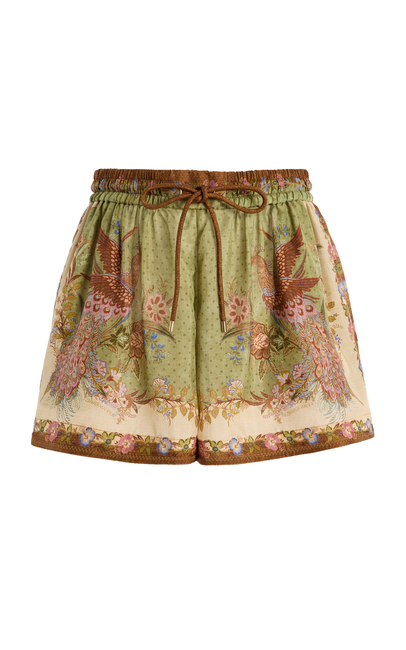 Zimmermann Indra Silk Shorts
