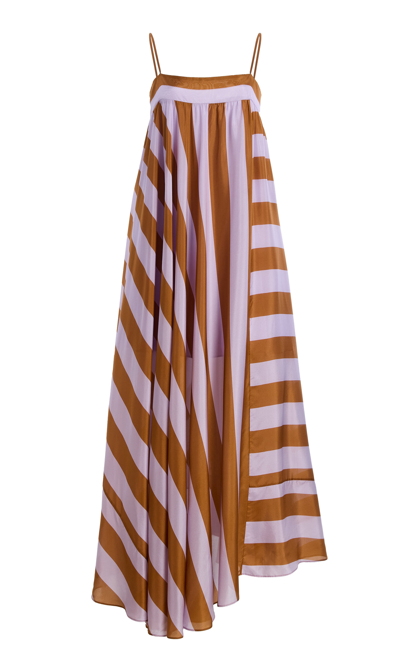 Zimmermann Indra Striped Silk Maxi Dress