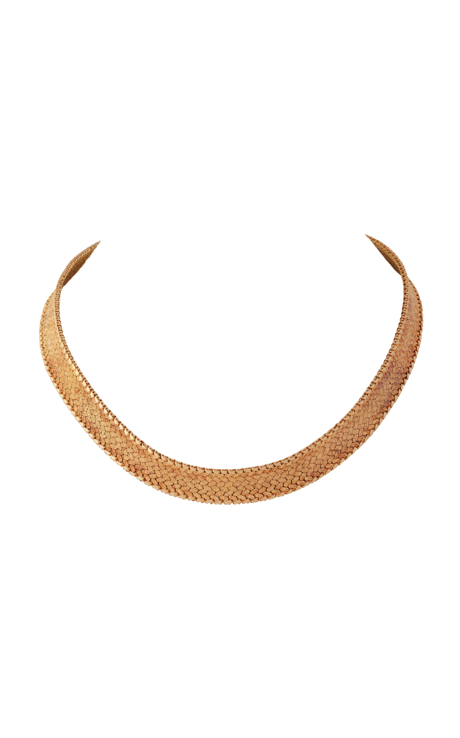 Stephanie Windsor 18k Rose Gold & Yellow Gold Vintage Mellerio Paris Gold Collar