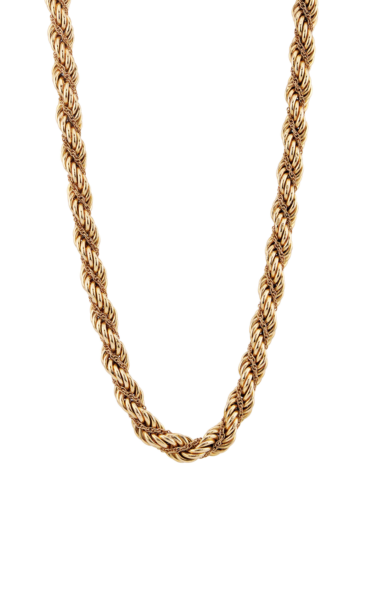 Lauren Deyoung Jewelry Tiffany & Co. 14kt Yellow Gold Long Rope Chain