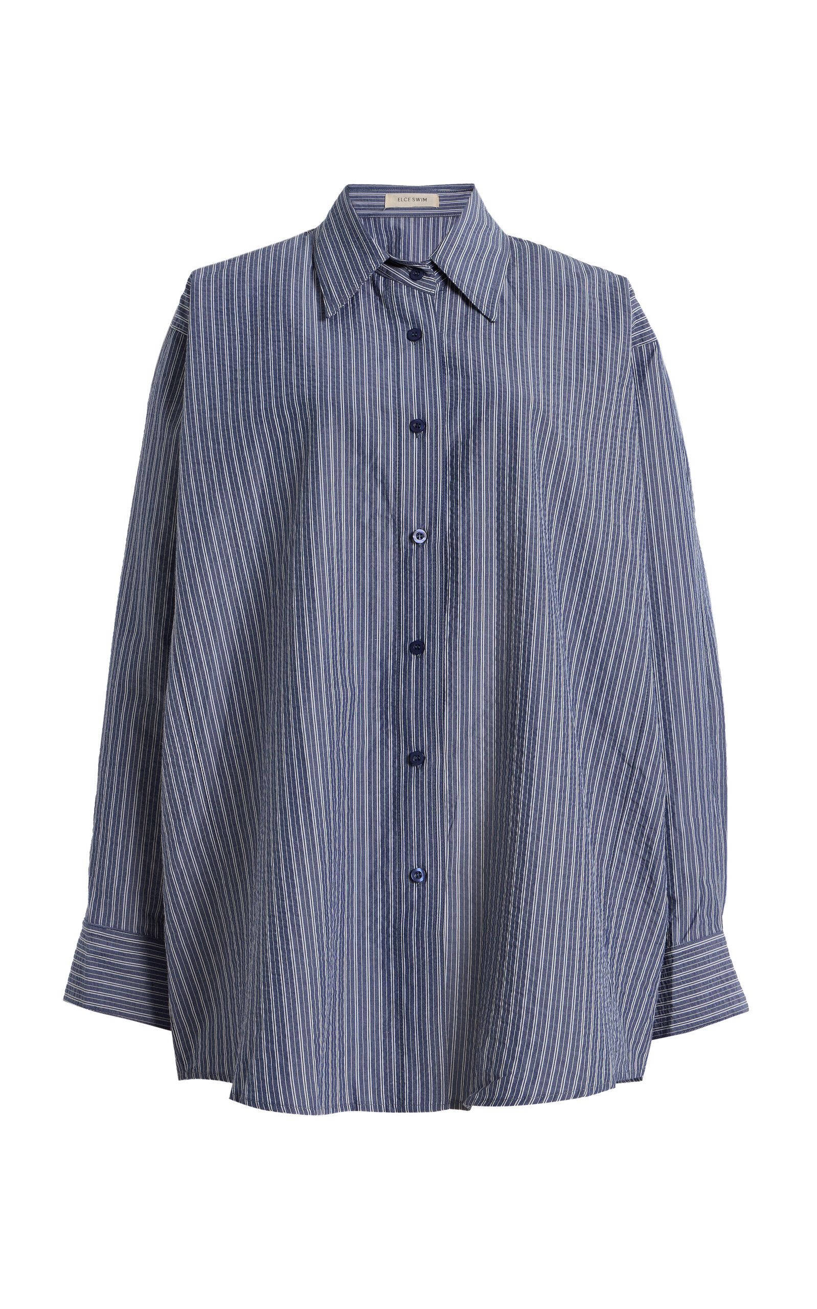ELCE Exclusive Ime Striped Cotton-Blend Shirt